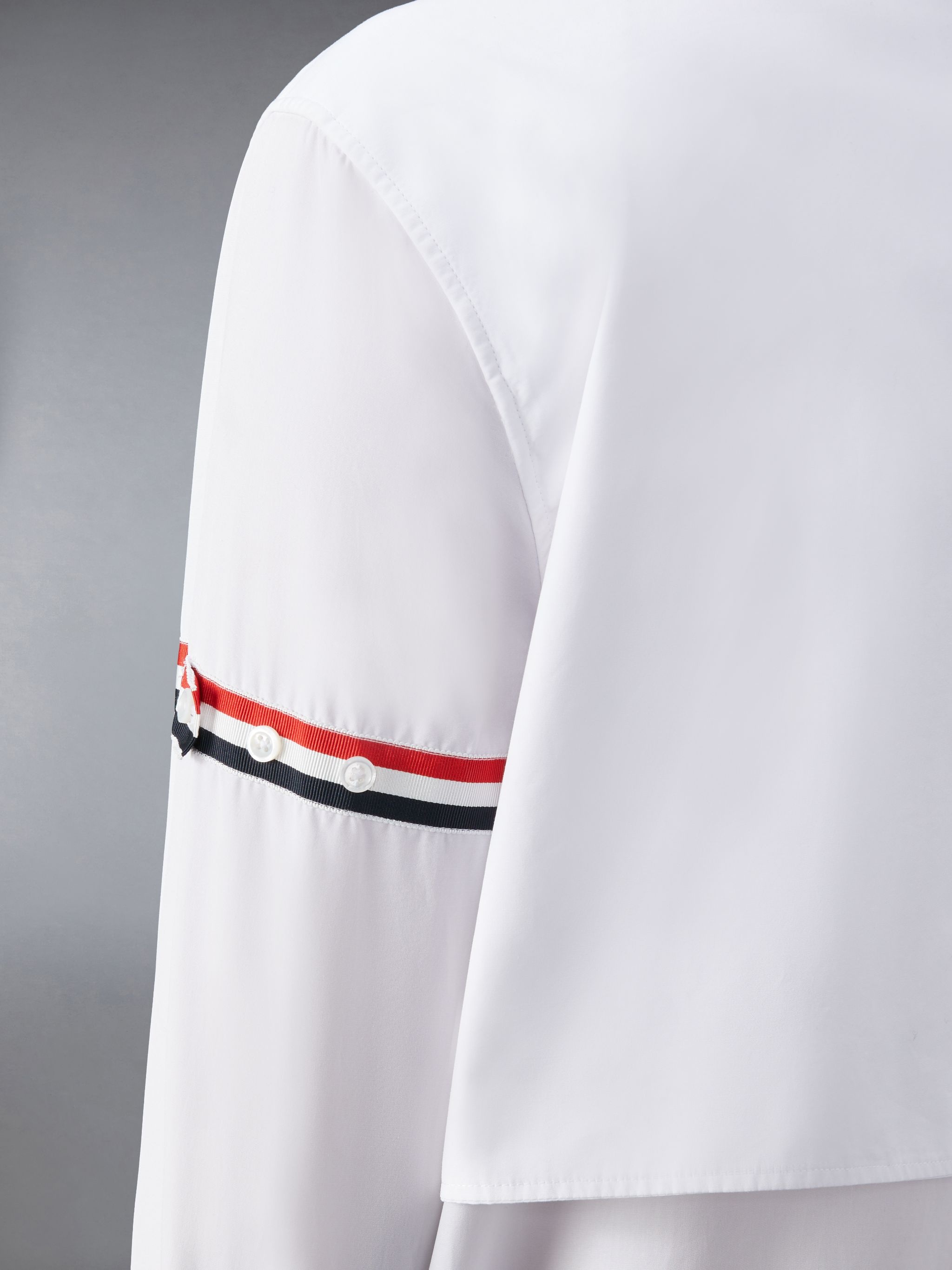 Thom Browne cotton midi shirt dress | REVERSIBLE
