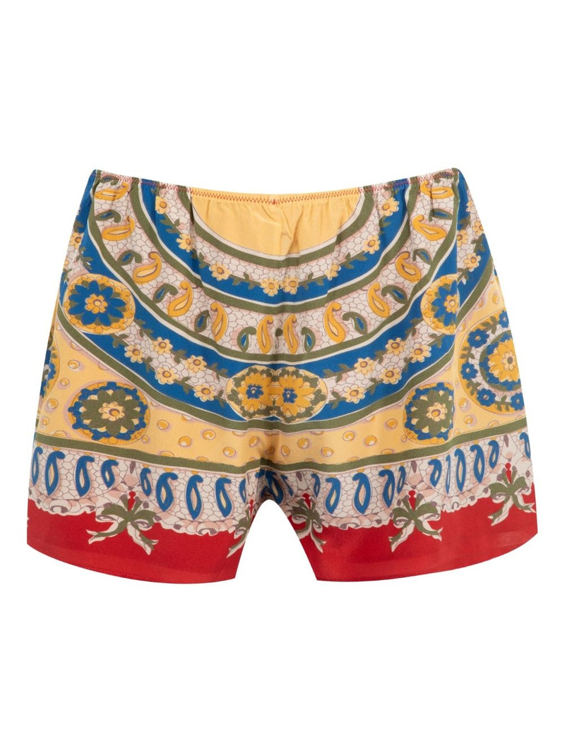abstract-pattern shorts - 1
