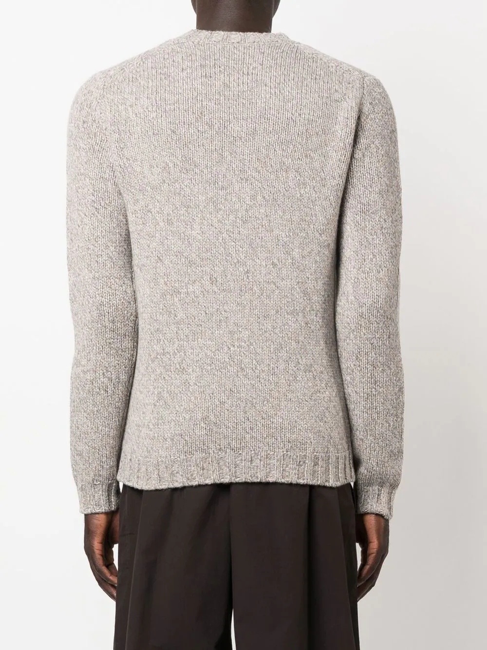 wool round-neck jumper - 4