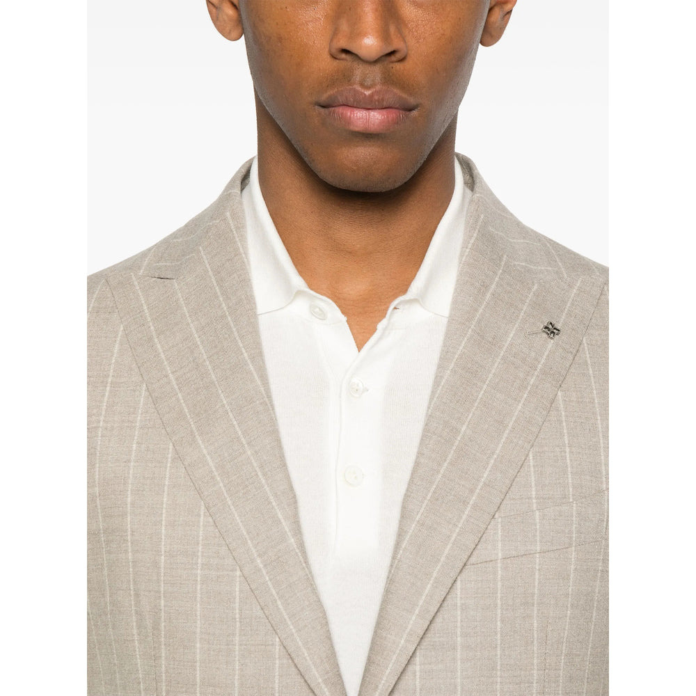 TAGLIATORE - Tagliatore Neutrals Suits - Single Breasted Suits Men - 4