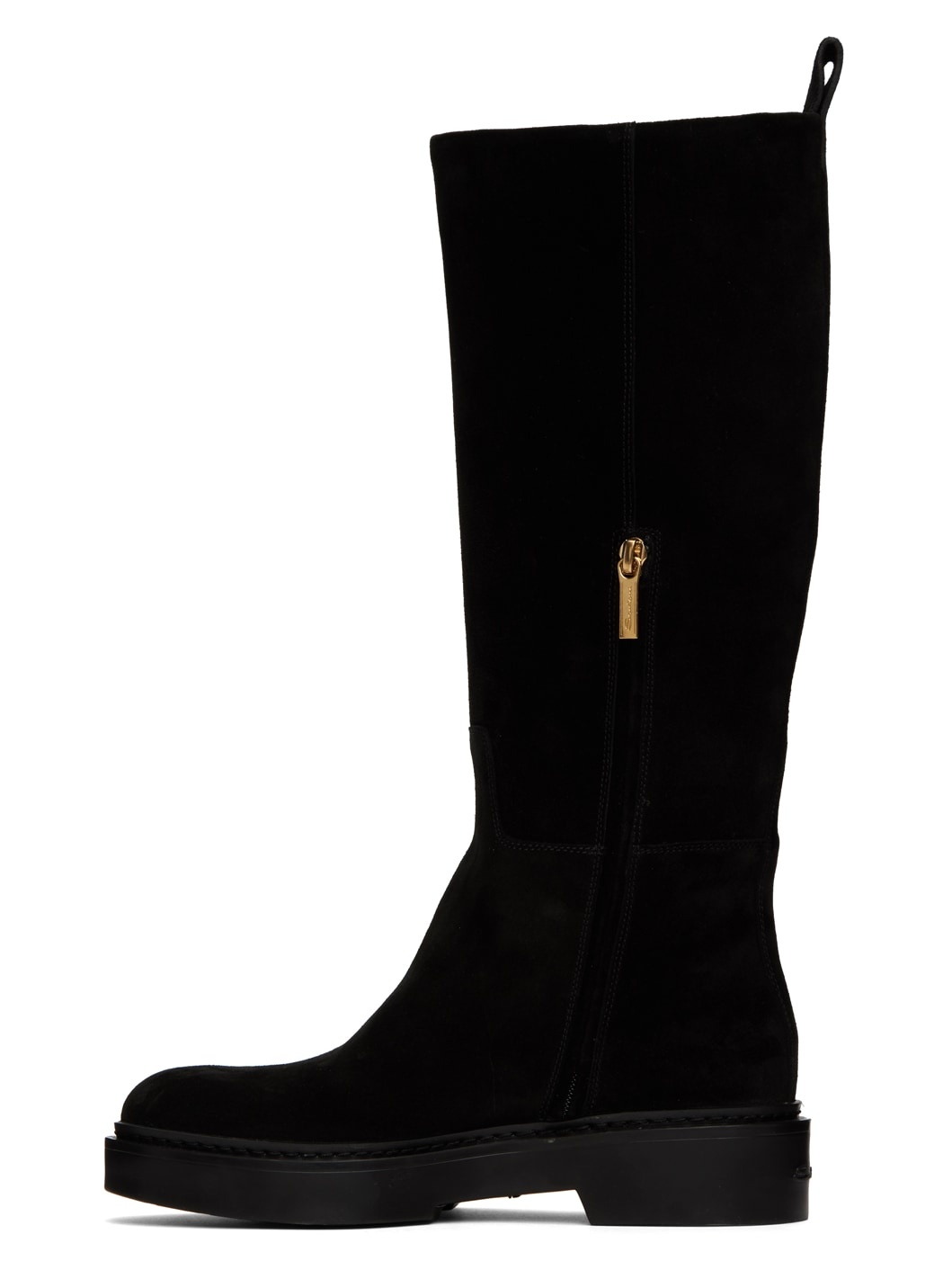 Black Suede Boots - 3