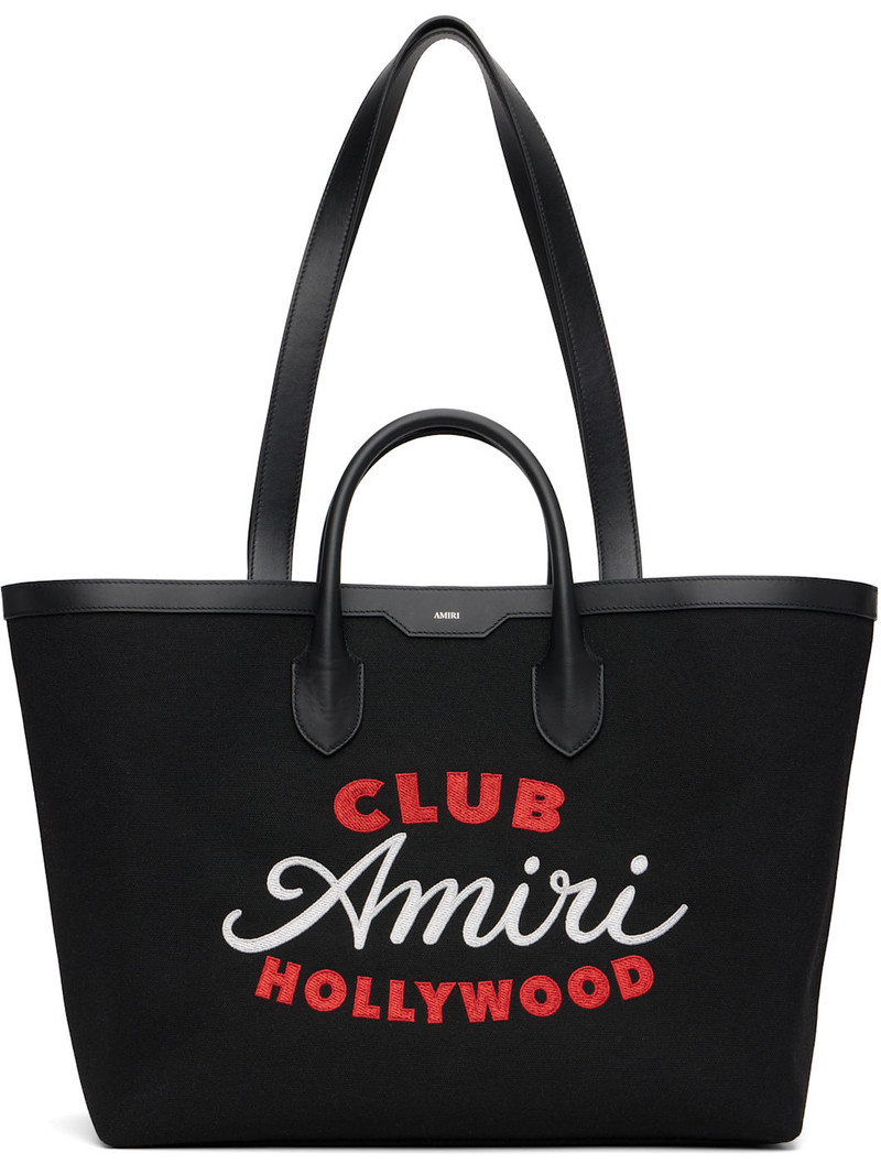 Black 'Club Amiri' Tote 1
