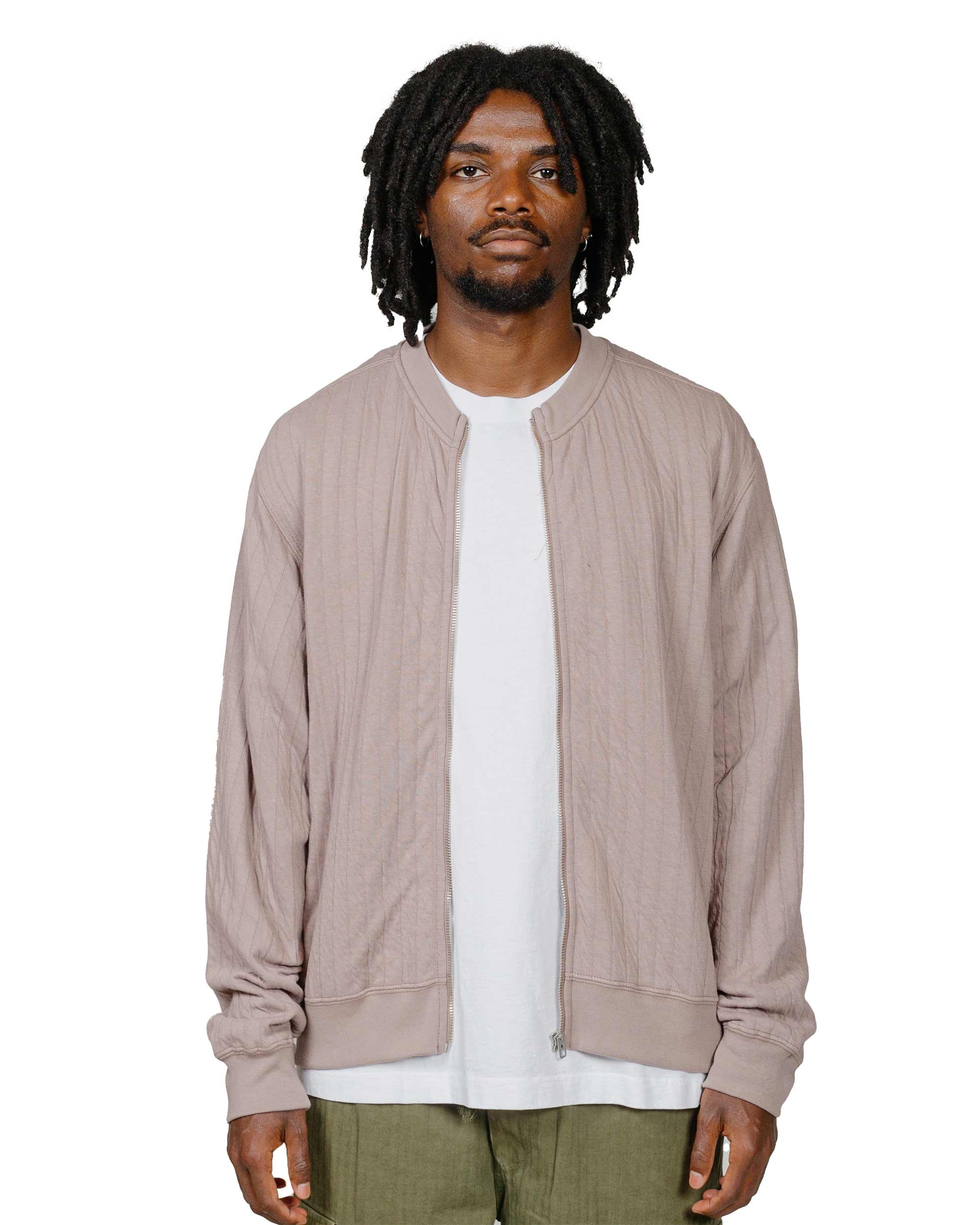 Quilted Zip Up Pale Purple - 2