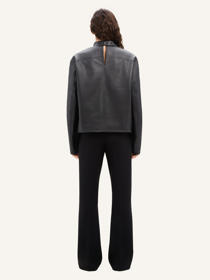 RACER BUCKLE LEATHER JACKET 5