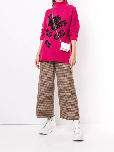 UNDERCOVER rose print jumper outlook