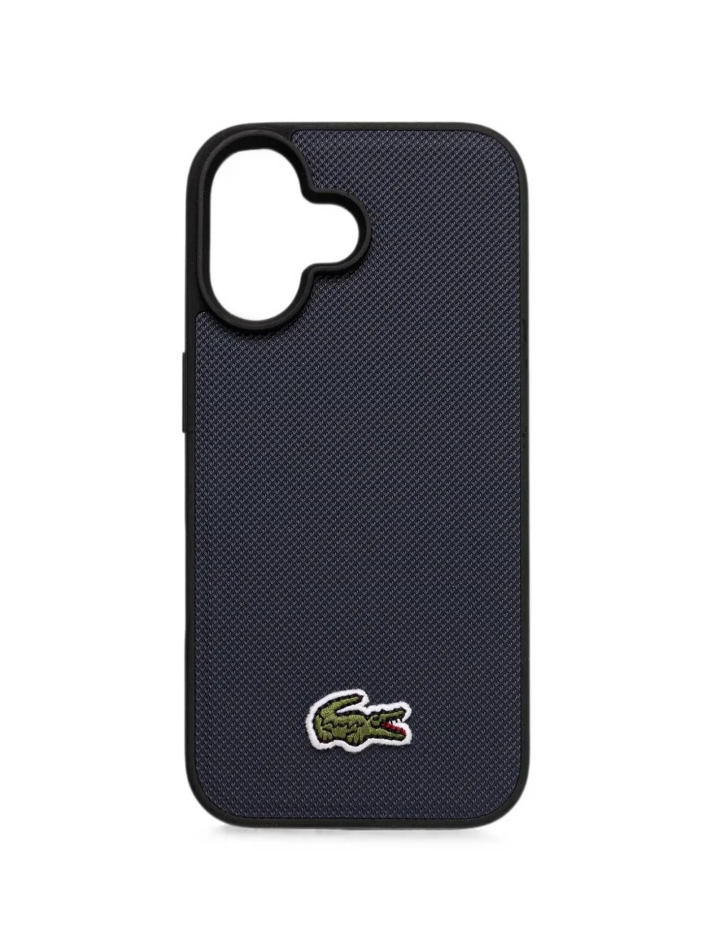 logo-patch textured iPhone 16 case - 1