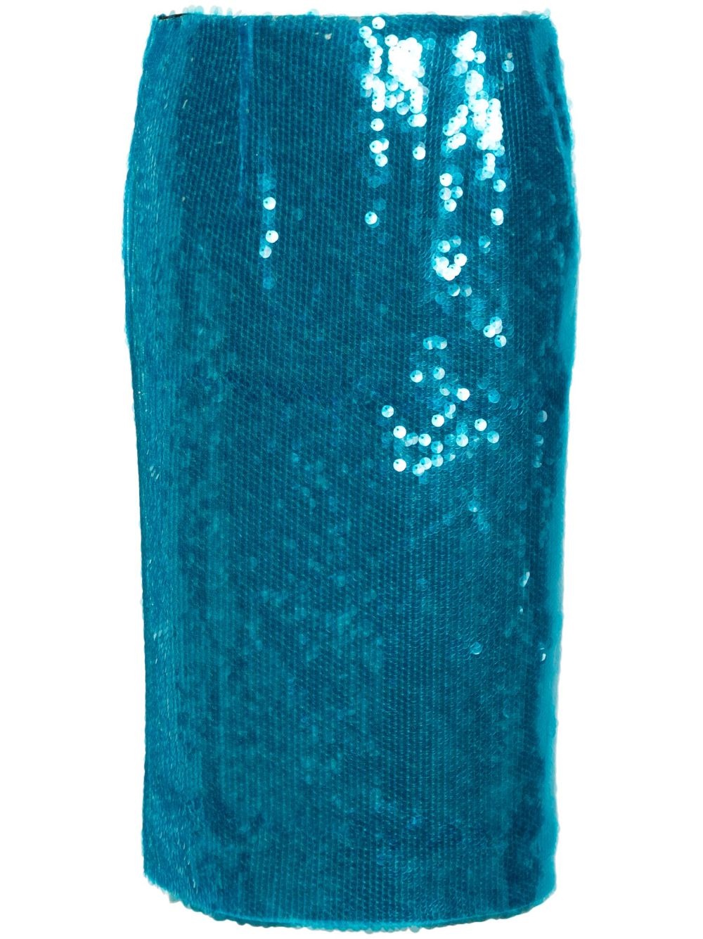 Delta sequinned midi skirt - 1
