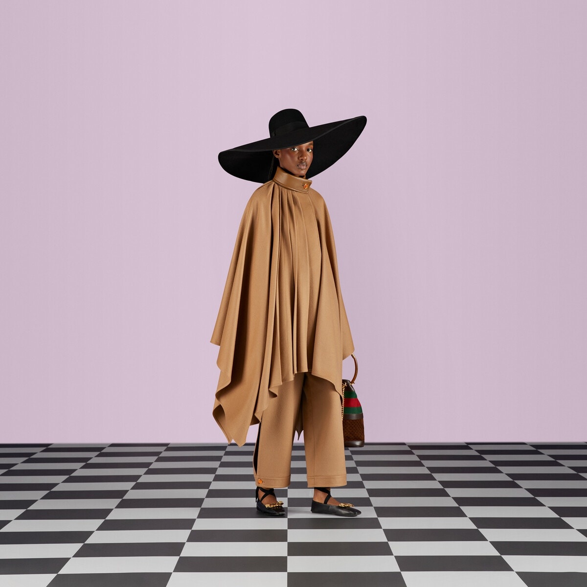 Wool cape coat - 2