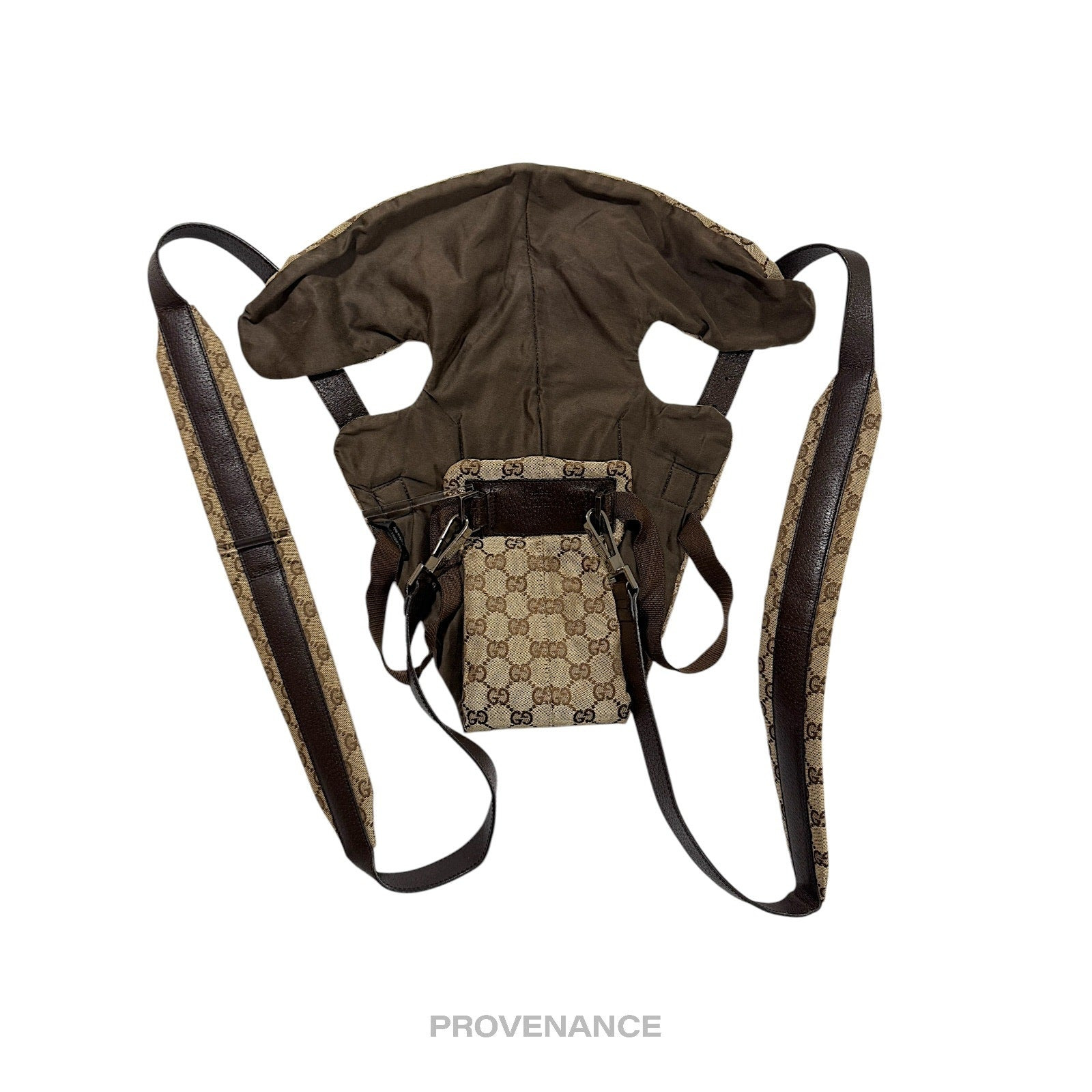 Gucci Baby Carrier - GG Canvas Monogram Brown - 2