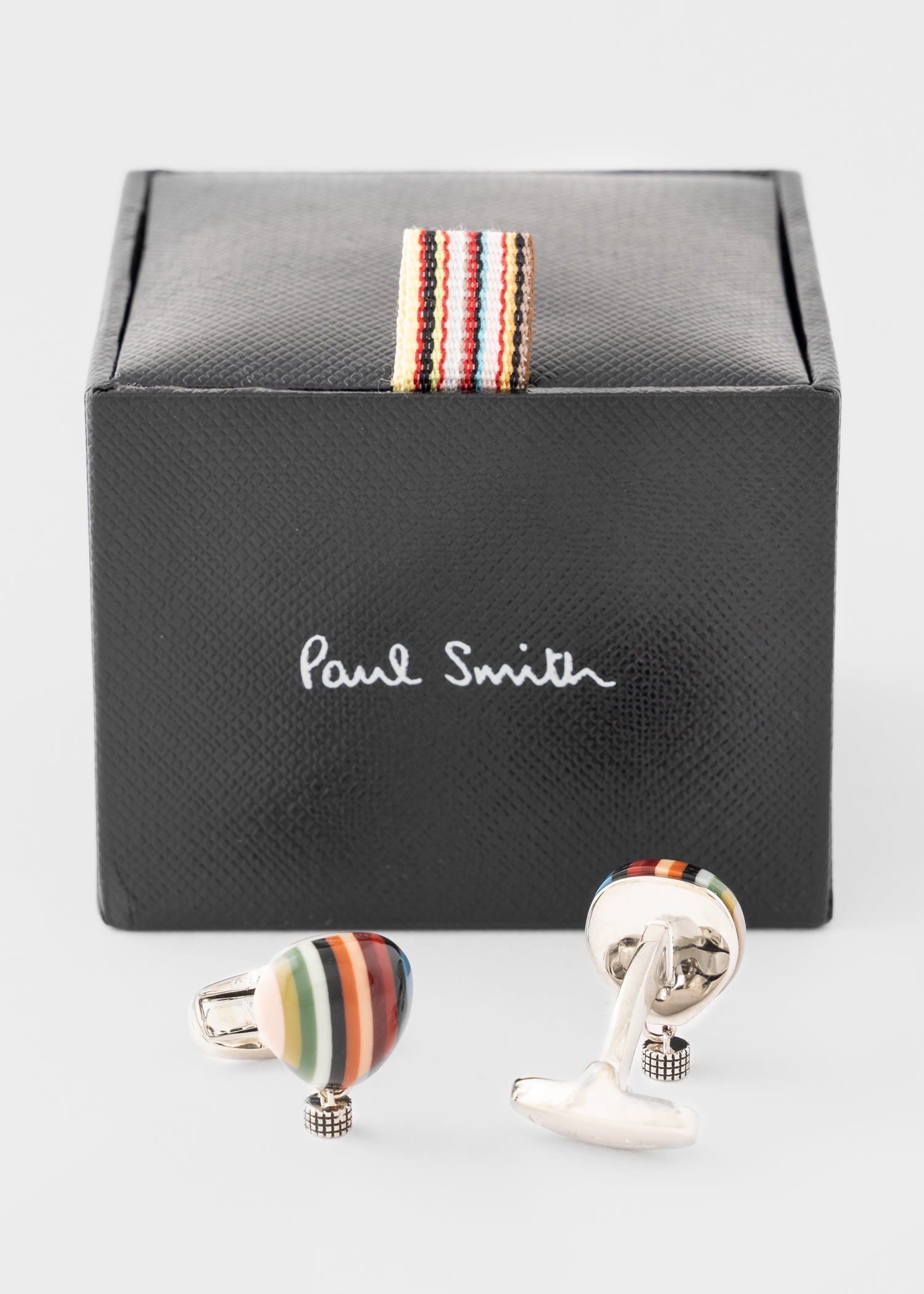 'Signature Stripe' Hot Air Balloon Cufflinks 2