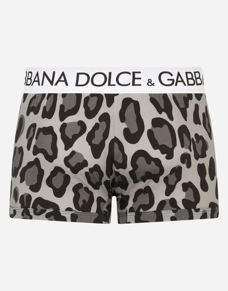 Leopard-print two-way stretch cotton boxers 3