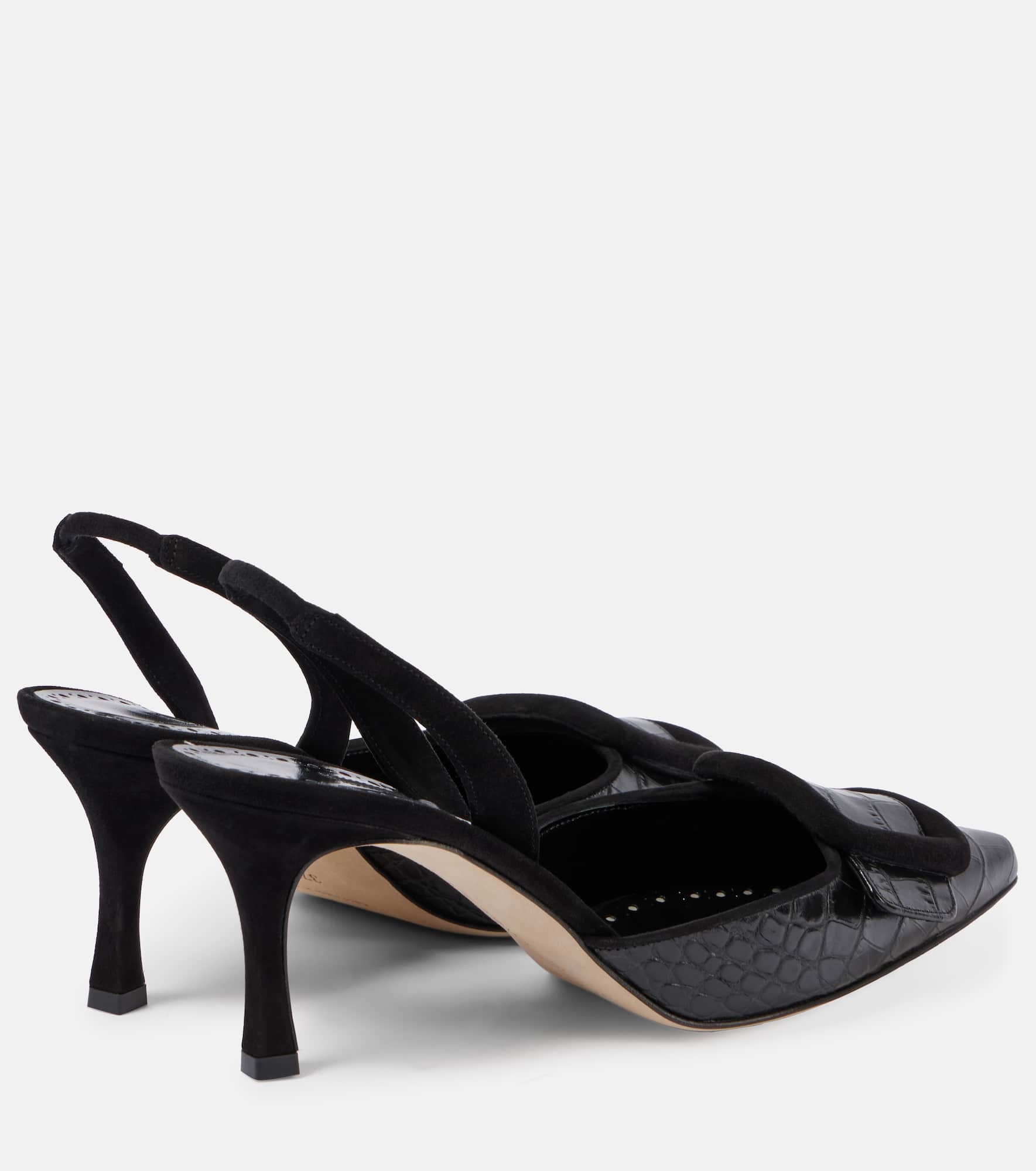 Maysli leather slingback pumps - 3