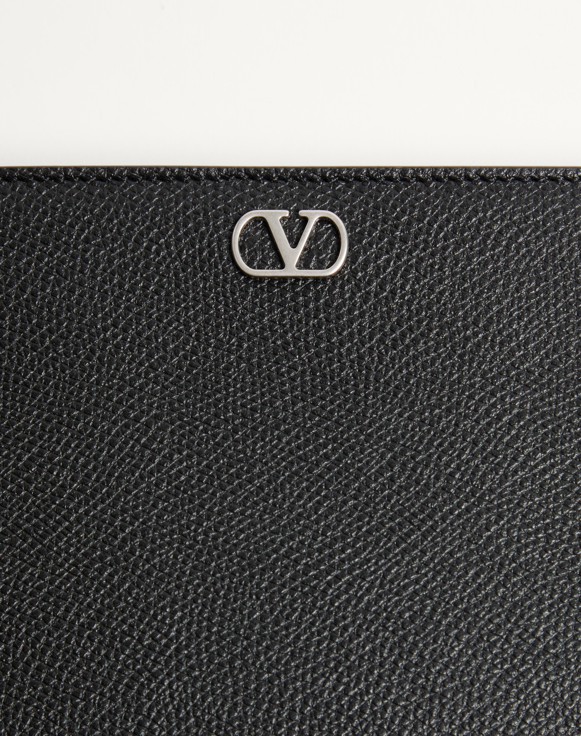 VALENTINO GARAVANI VLOGO SIGNATURE GRAINY CALFSKIN POUCH - 6