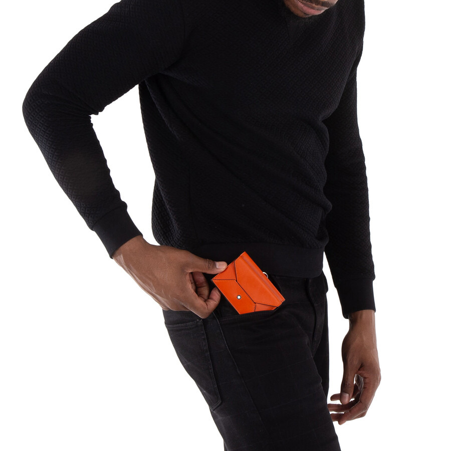 Montblanc Meisterstuck Selection Soft Card Holder - Spicy Orange - 2