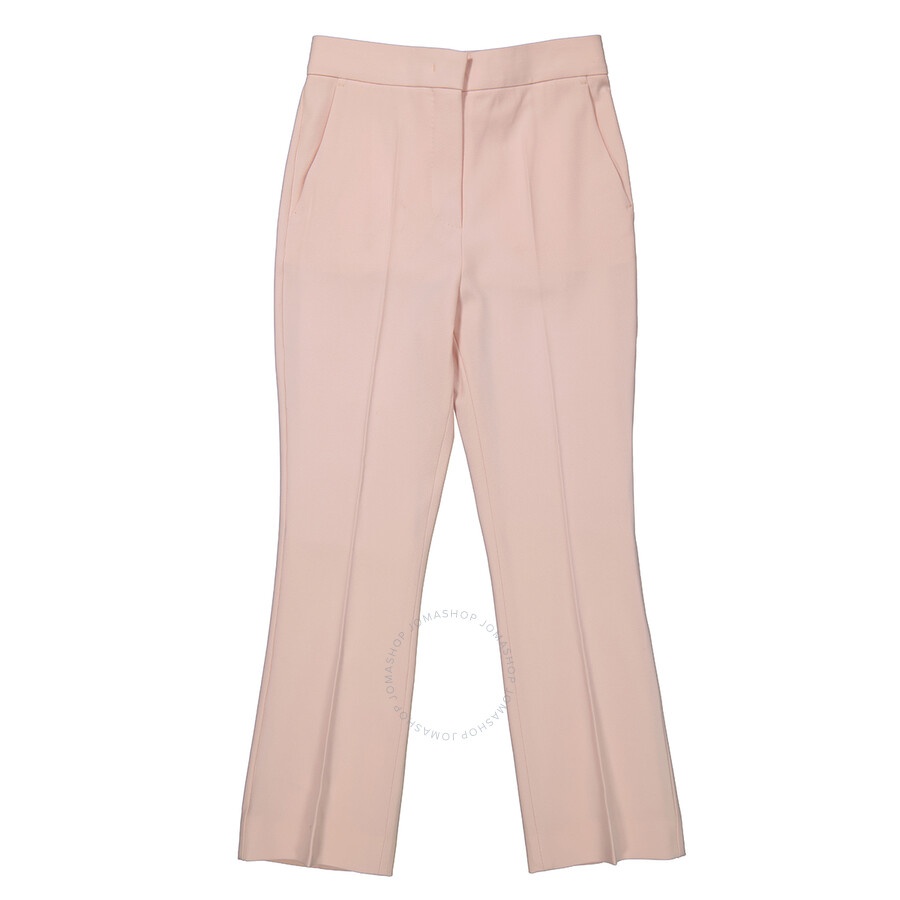 Max Mara Ladies Pink Circeo High-Rise Wool-Blend Pants - 6