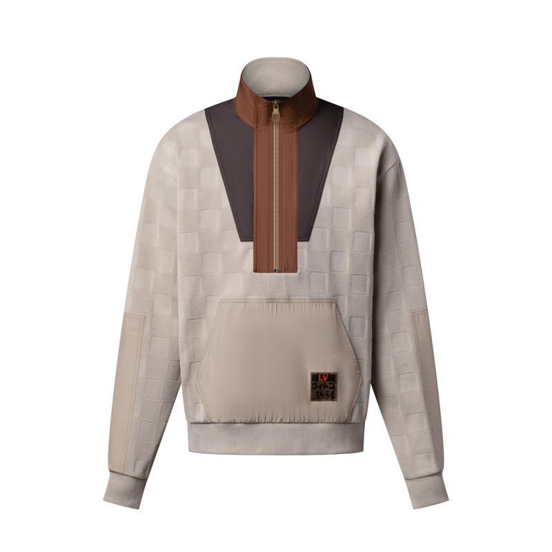 Damier Hybrid Half-Zip Workwear Pullover 1