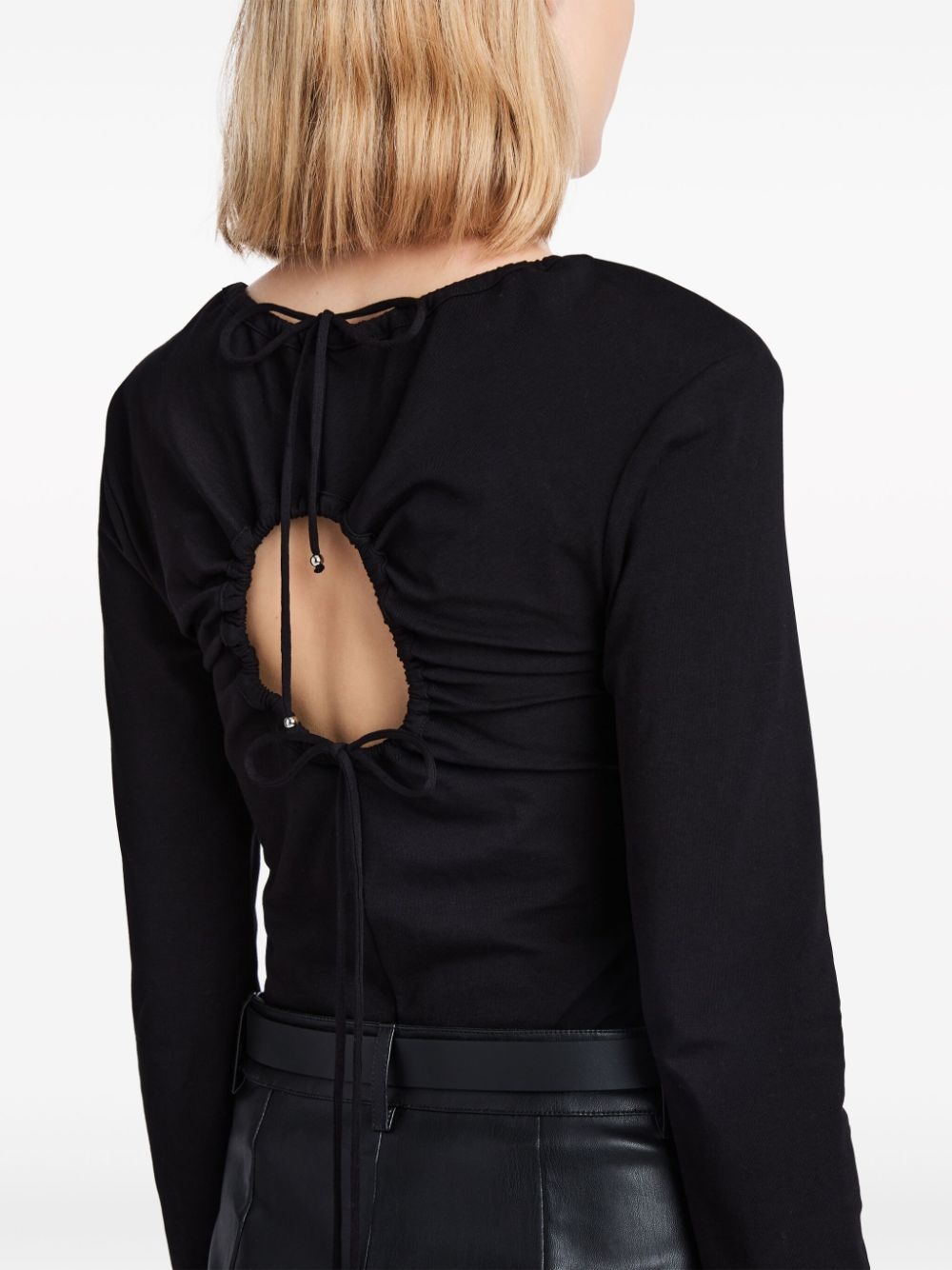 Sophia cut-out ruched top - 5
