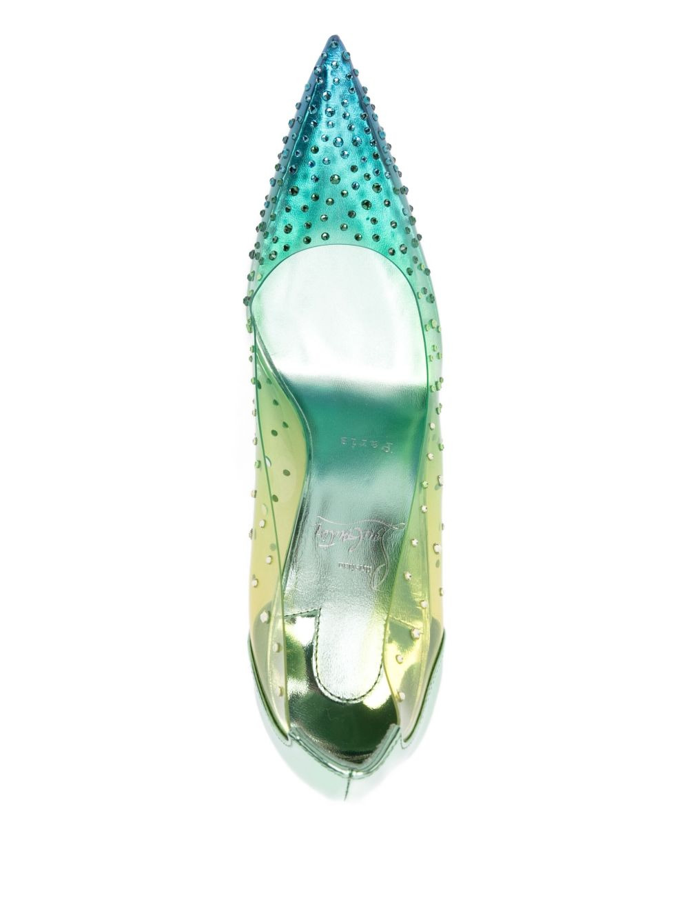 100mm Miss Z Degrastrass crystal-embellished pumps - 4