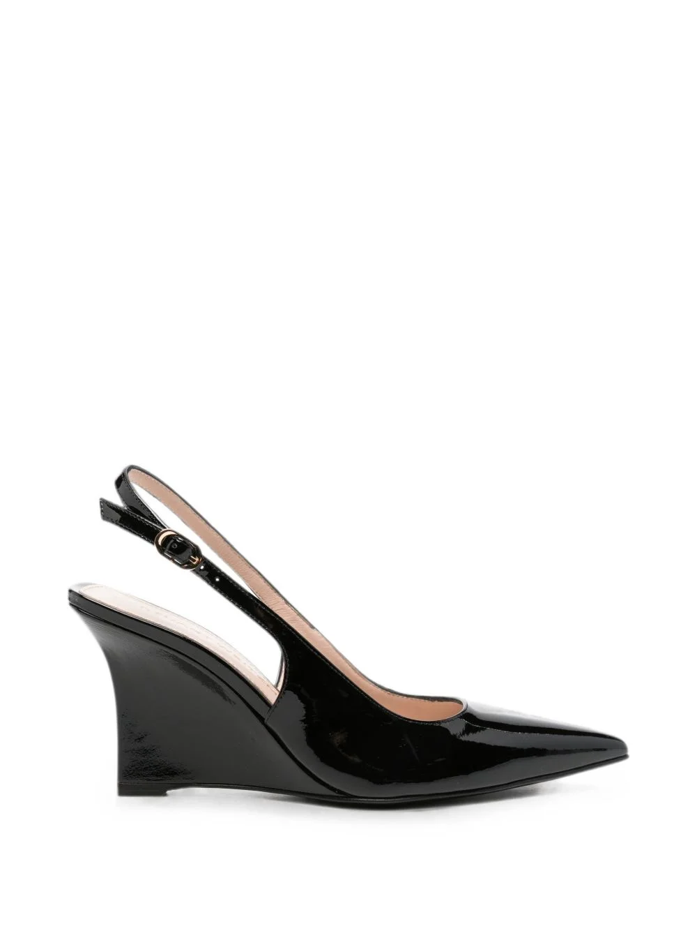 wedge-heel slingback pumps - 1