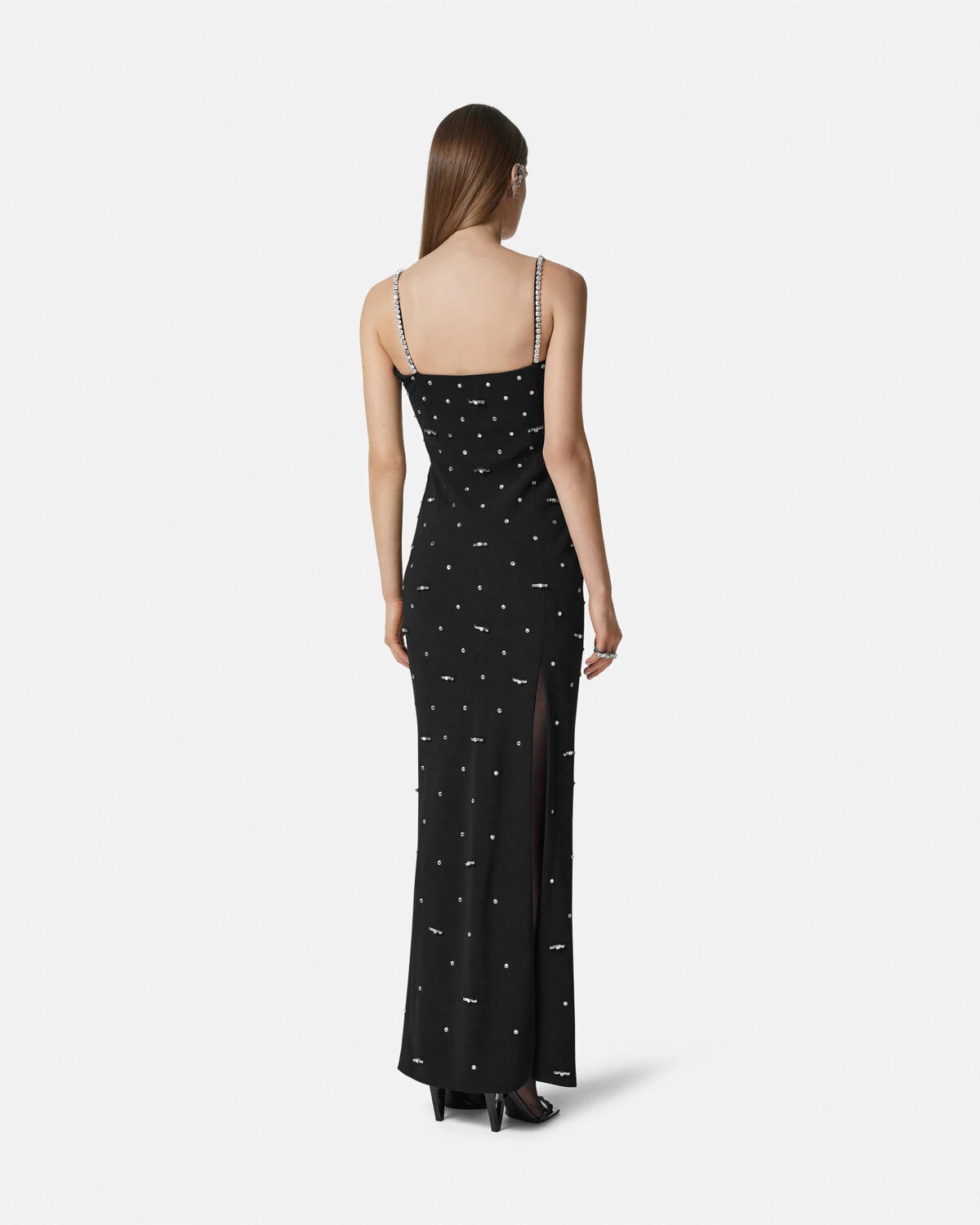 Cielo Stellato Silk Cady Gown - 5