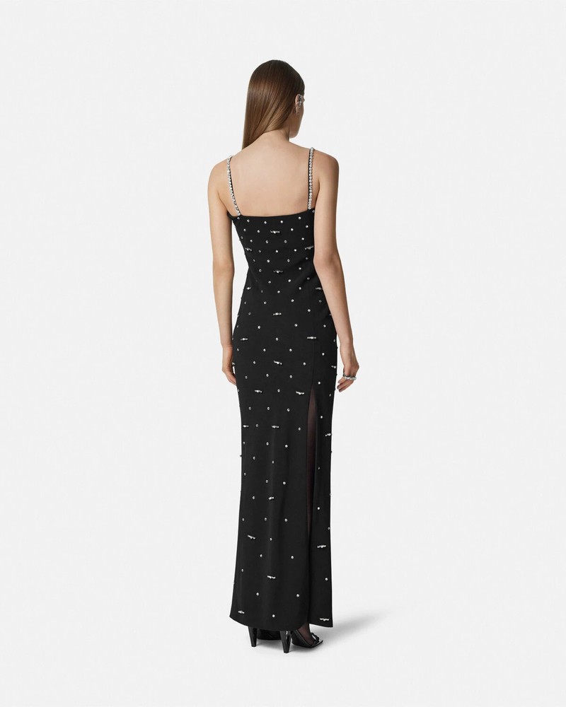Cielo Stellato Silk Cady Gown 5