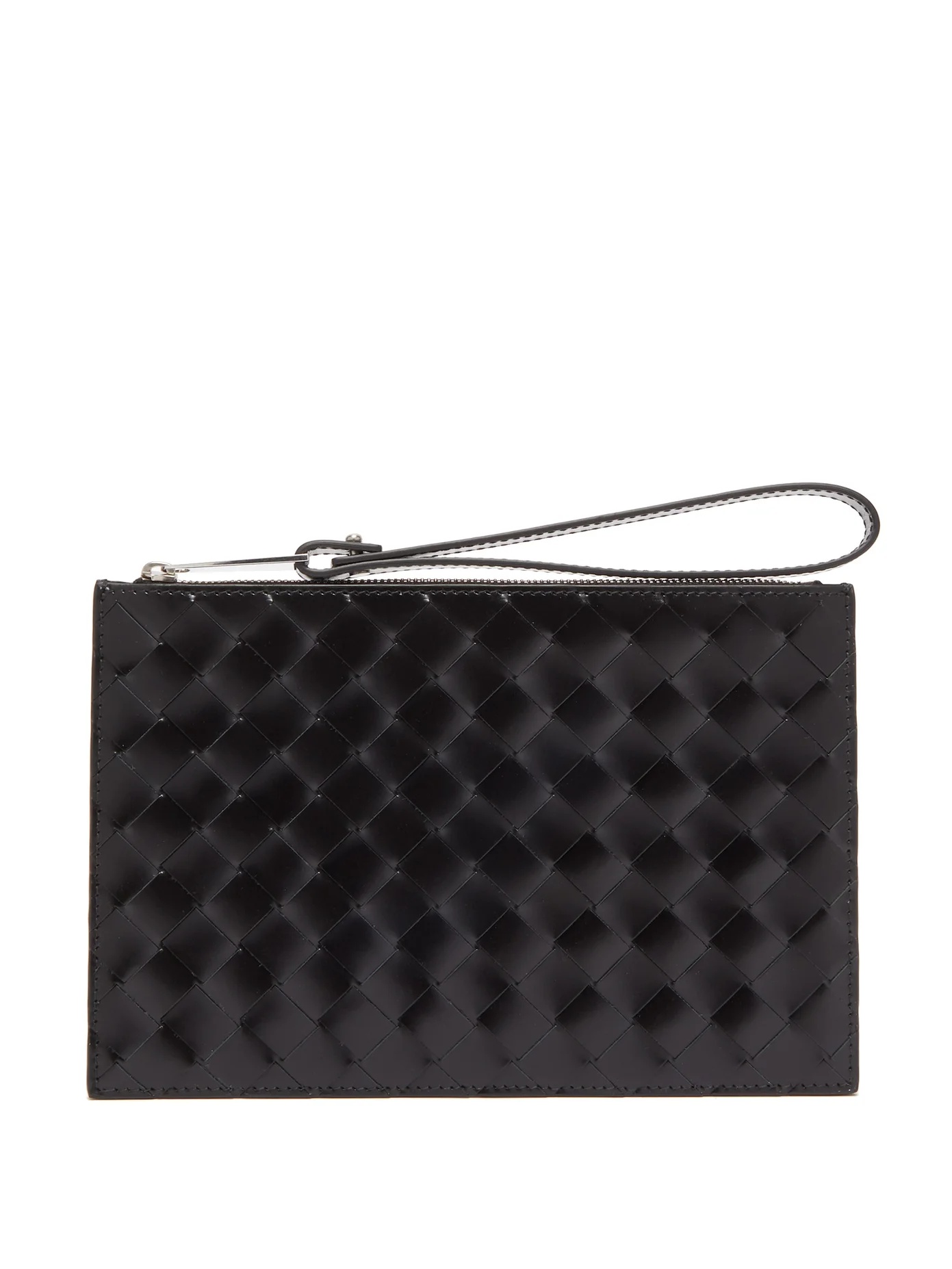 Intrecciato small leather pouch - 1