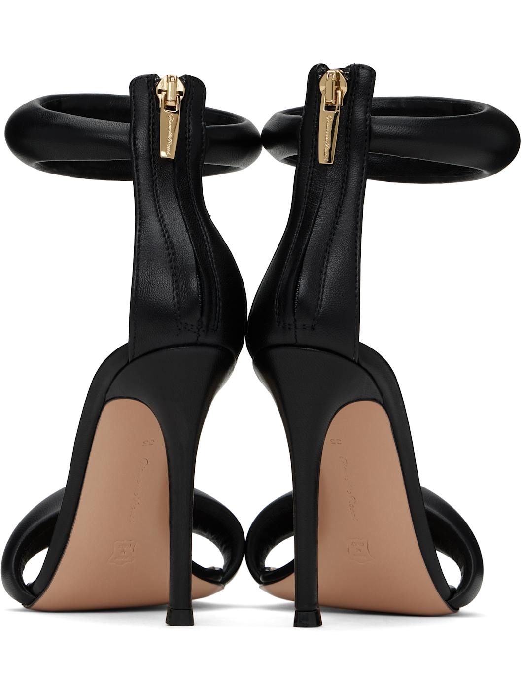 Black Bijoux Heeled Sandals - 2