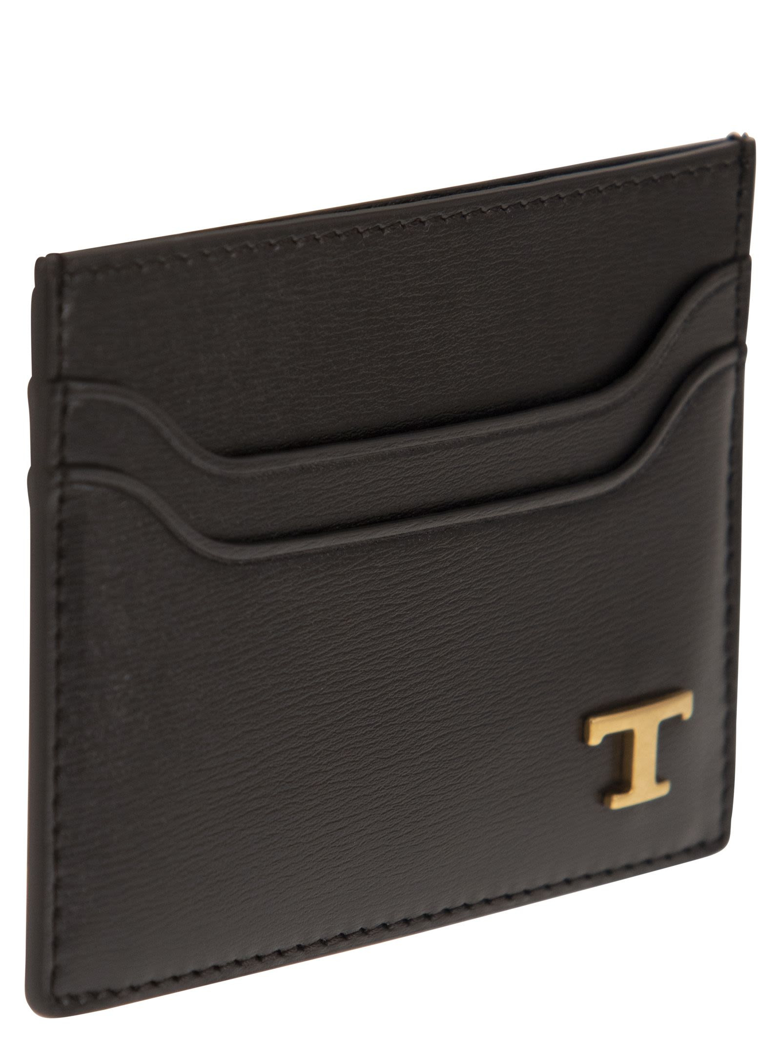 Tod's Men Leather Card Holder With Logo - 4