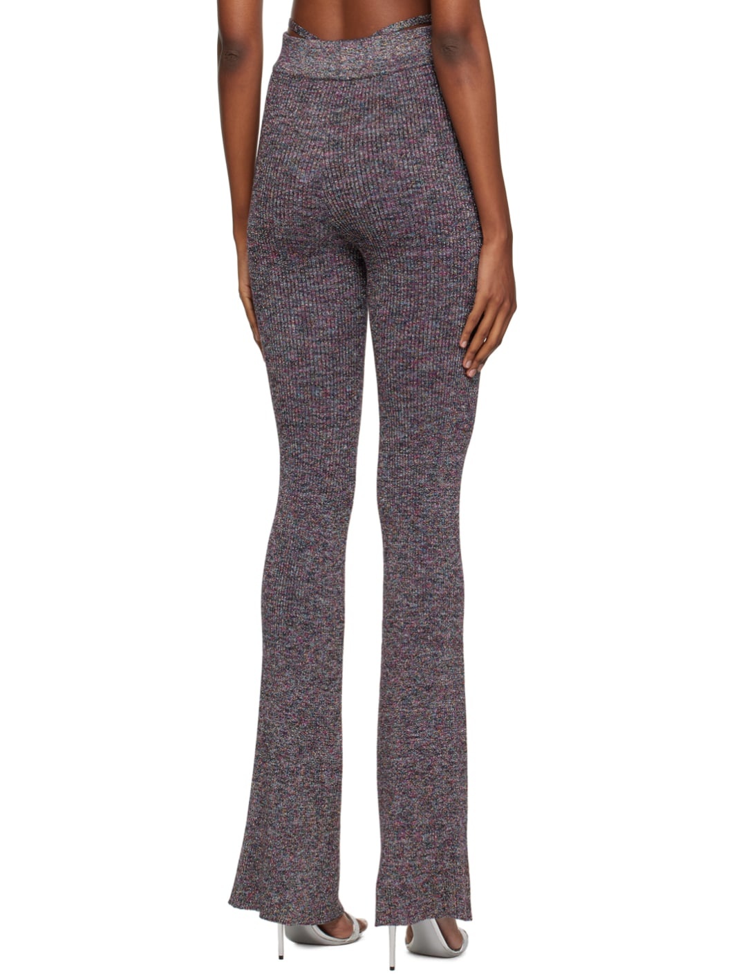Multicolor Ribbed Lounge Pants - 3