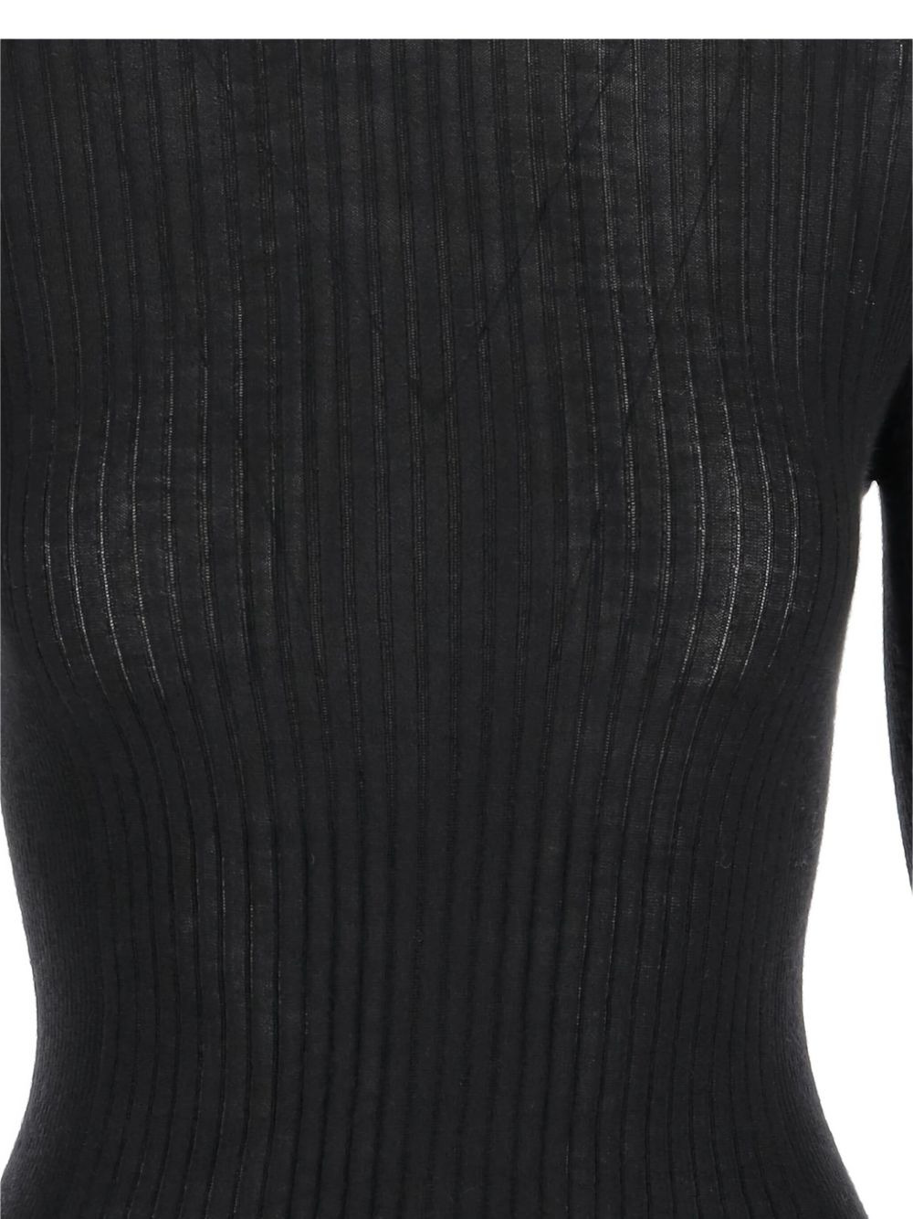 ribbed high-neck sweater - 3