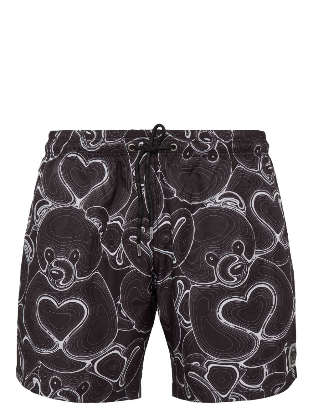 bear-print swim shorts - 1