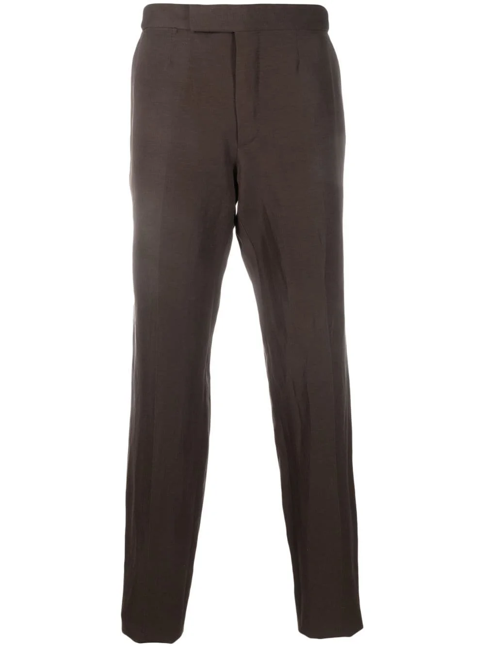 mid-rise tapered trousers - 1