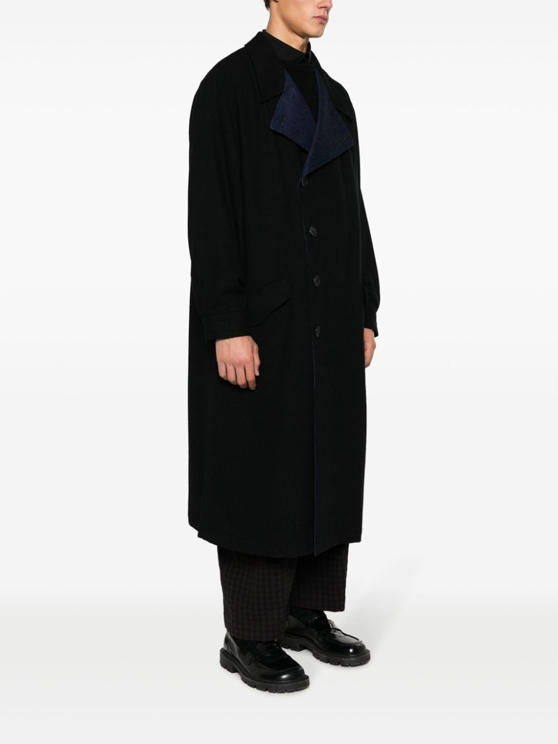 notched-lapel felted trench coach 3