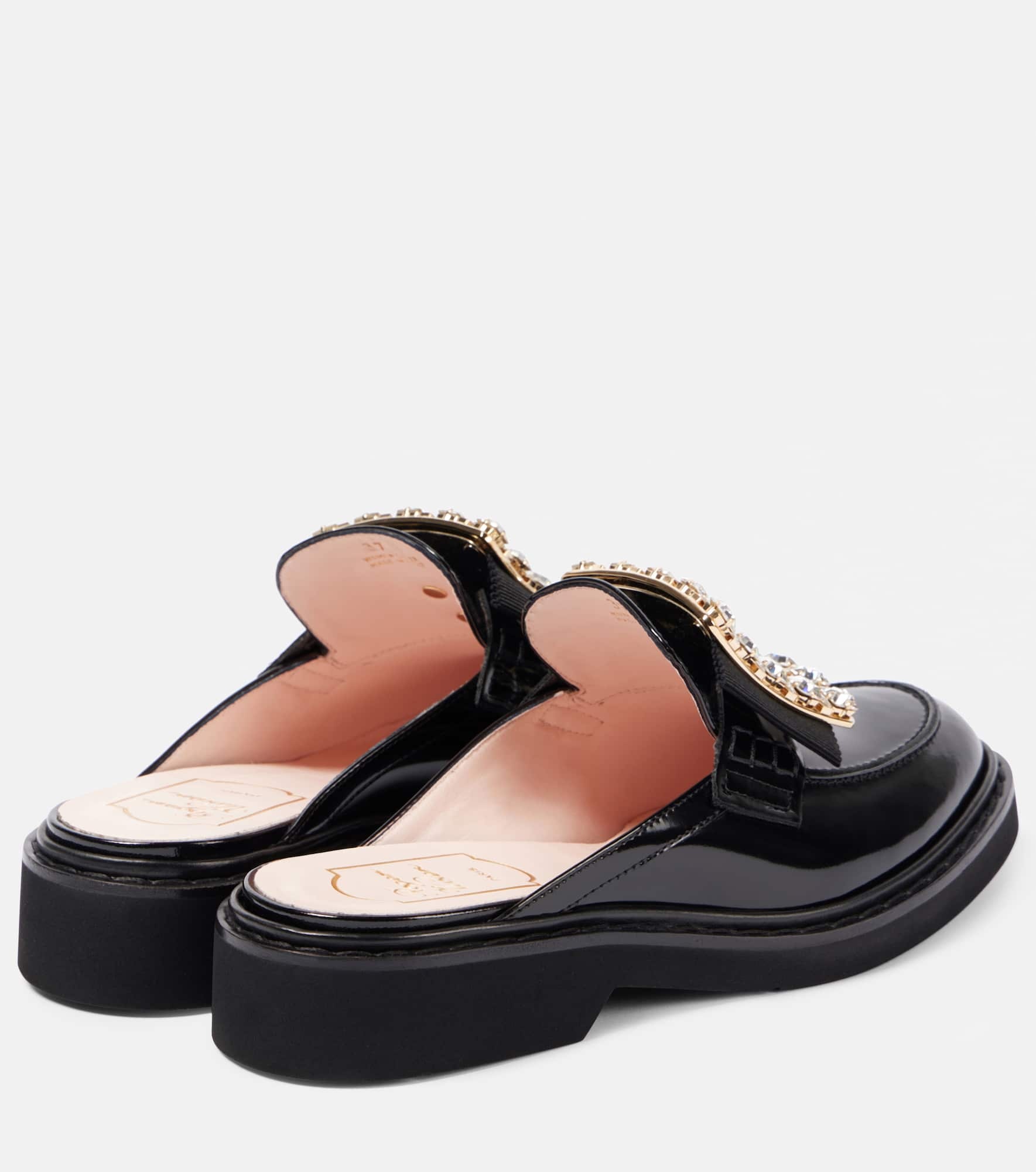Viv' Rangers embellished leather mules - 2