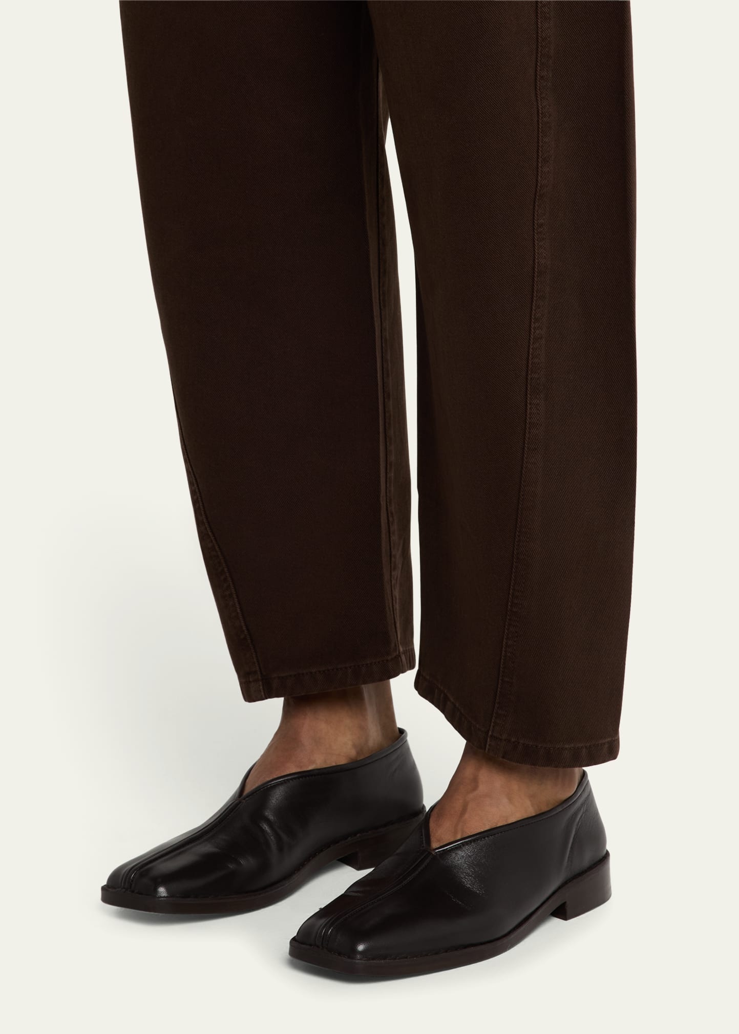 Men's Smooth Napa Leather Slippers - 2
