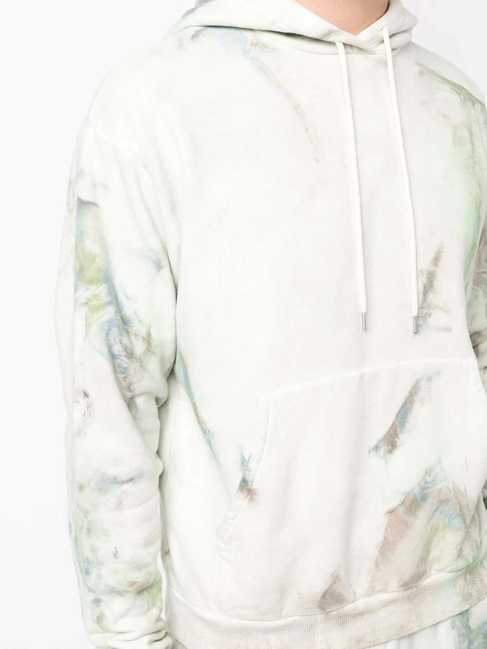 tie-dye cotton hoodie - 5