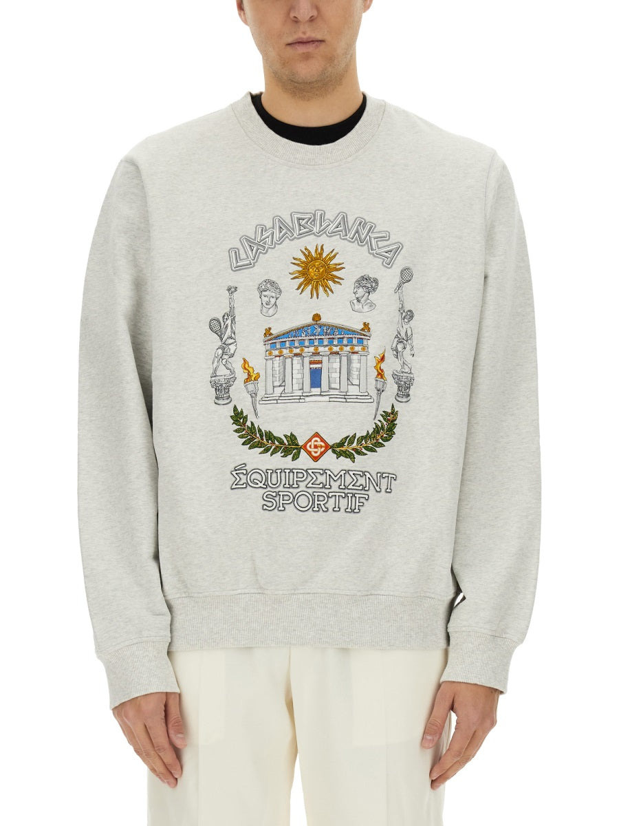 Casablanca Men "Le Temple Du Sport" Sweatshirt - 1