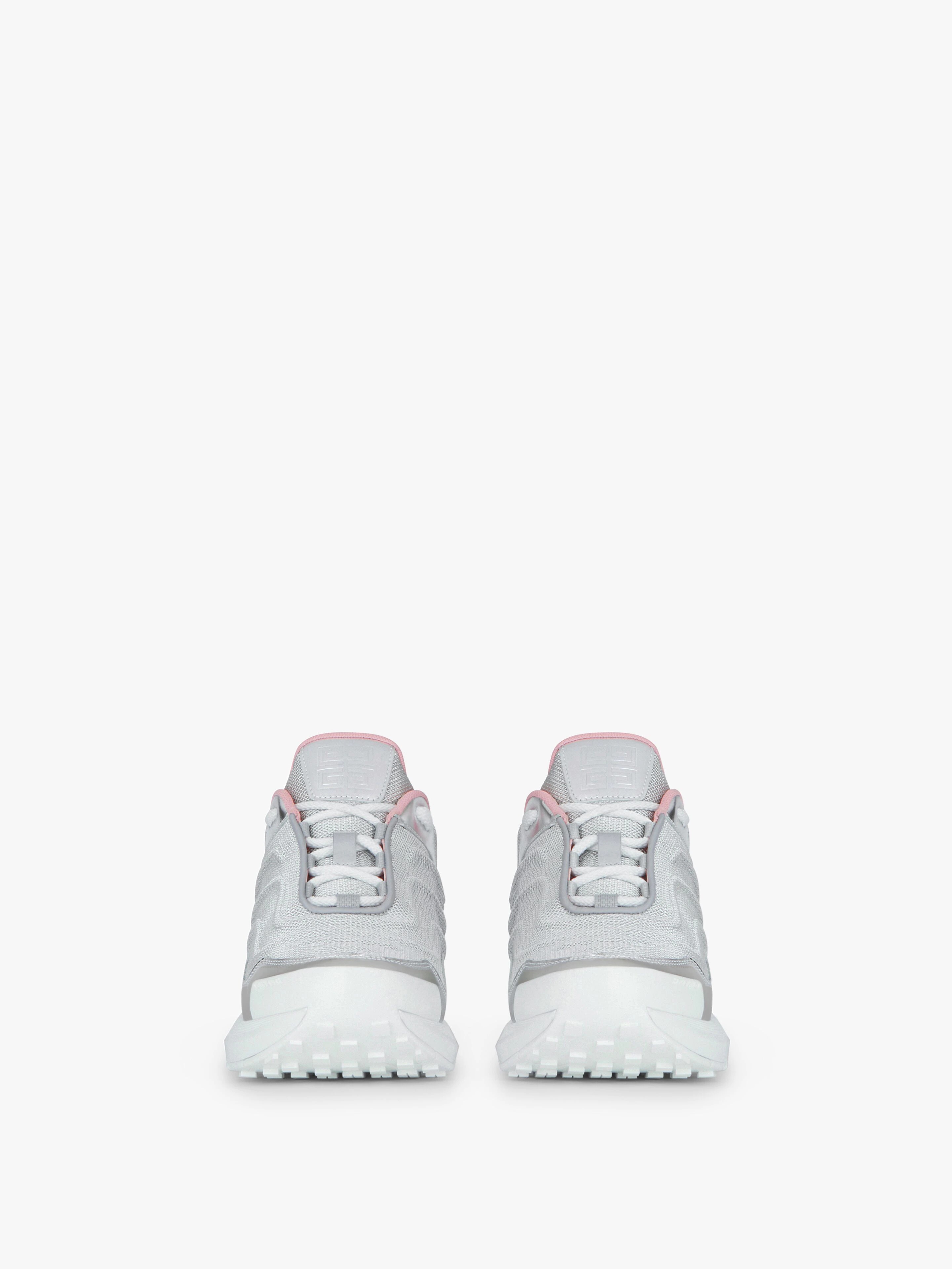 GIV 1 LIGHT SNEAKERS IN TECHNICAL CANVAS AND METALLIZED LEATHER - 2