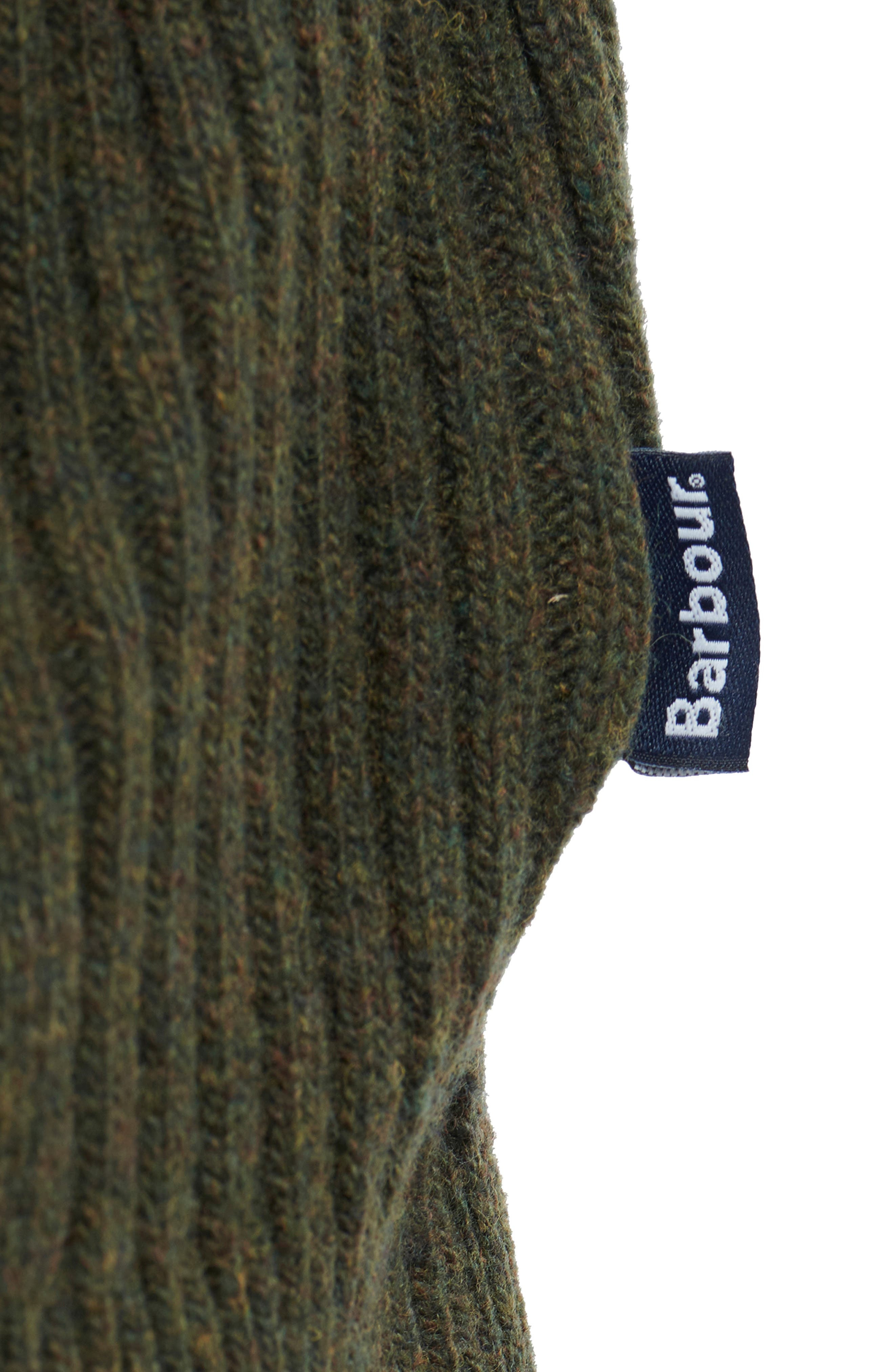 Barbour Holden Wool Pullover in Olive Marl at Nordstrom - 3