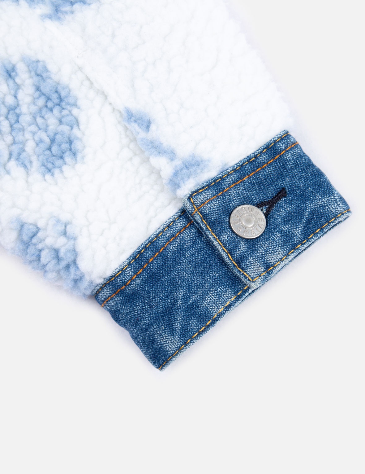 SHERPA TRIMMED DENIM JACKET - 12