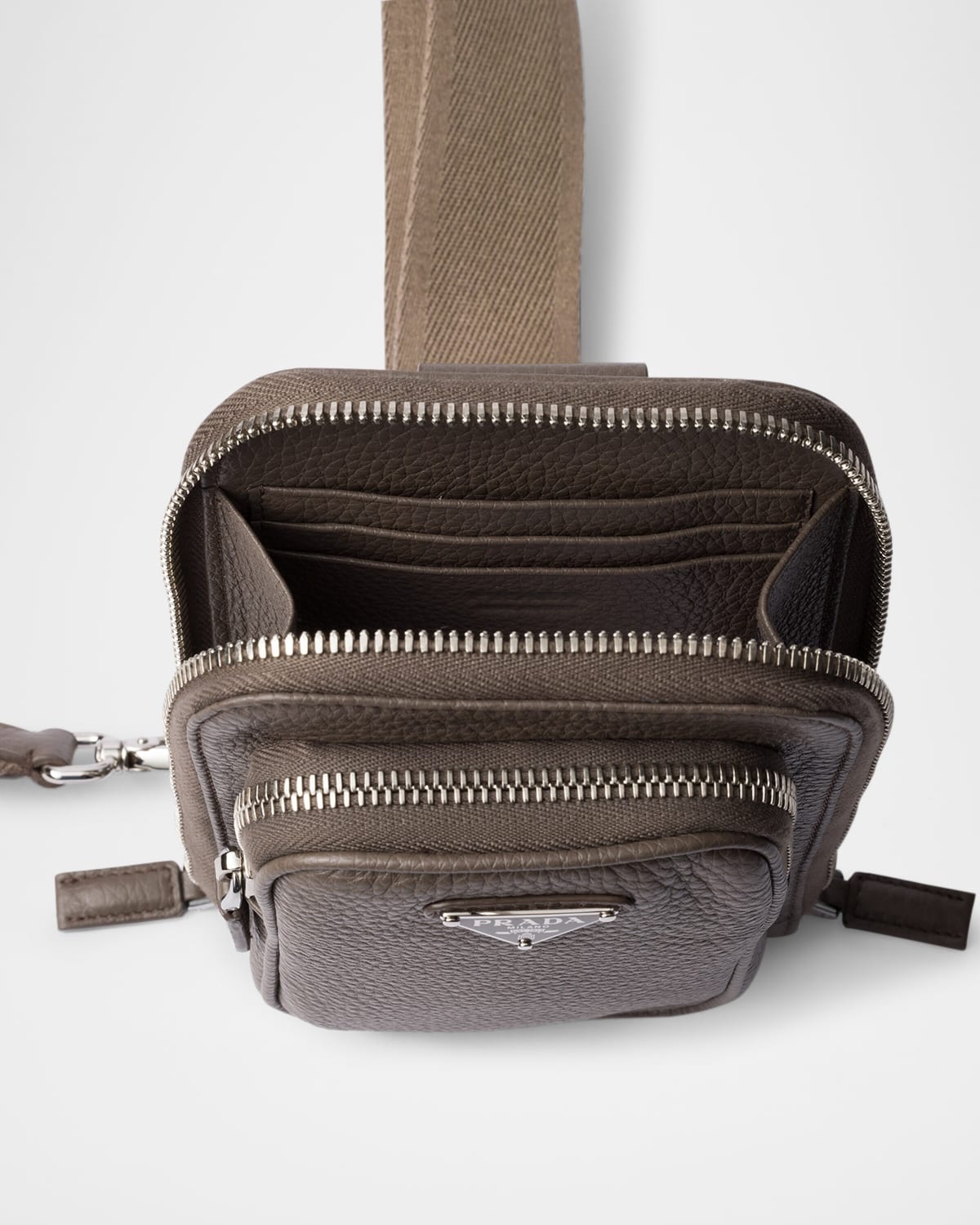 Men's Vitello Daino Sling Bag - 3