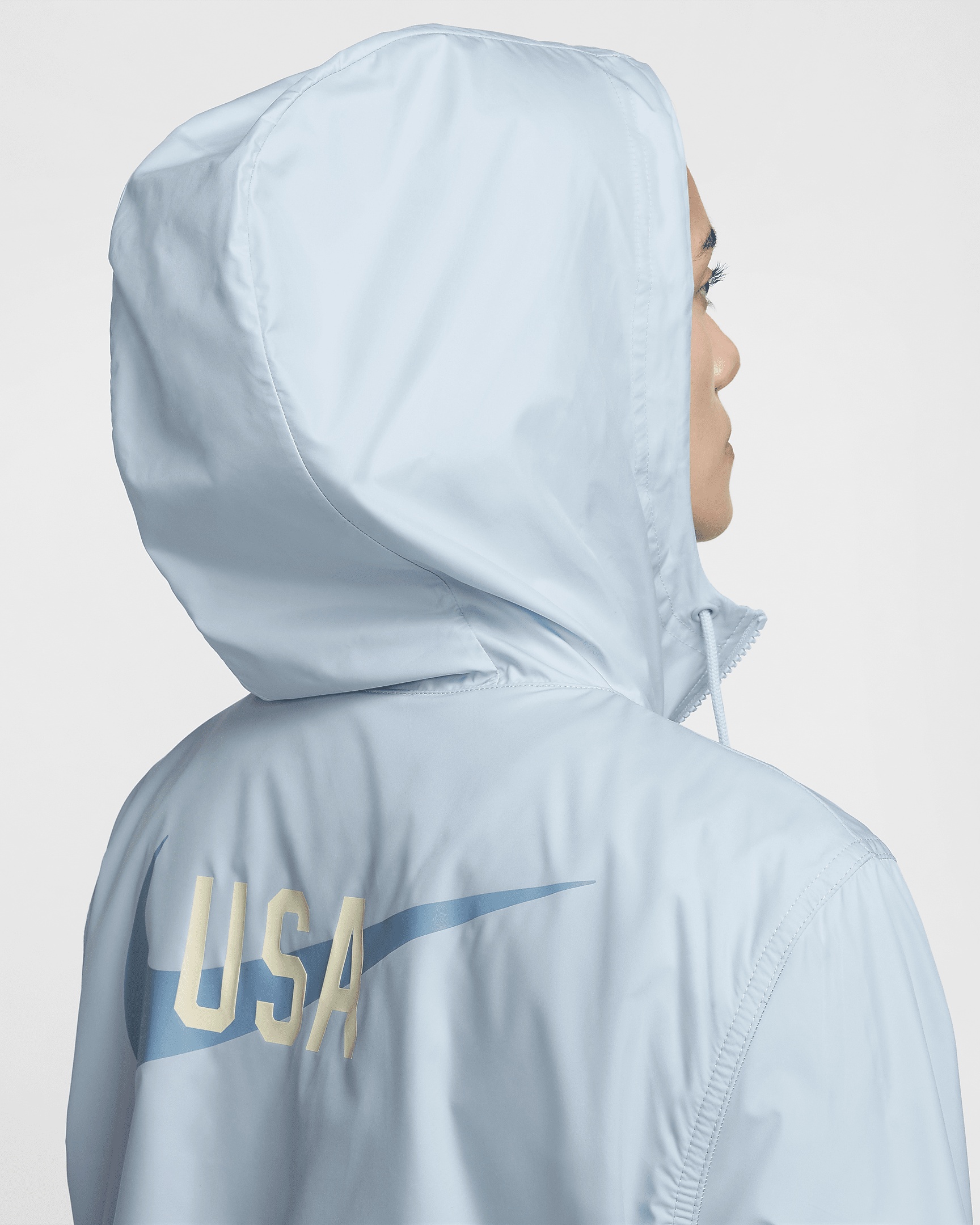 USMNT Essential Repel Women's Nike Soccer Woven Hooded Jacket - 8