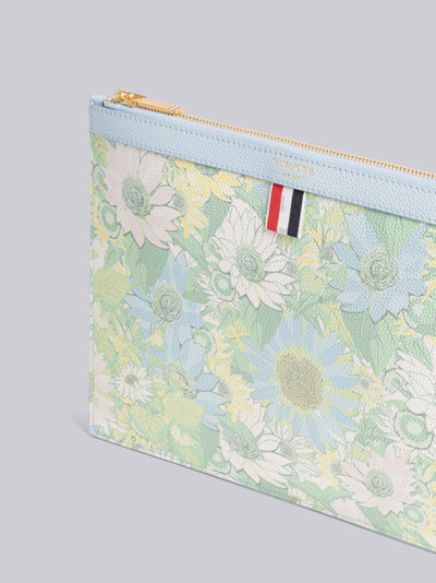 Thom Browne Pebble Grain Leather Flower Small Document Holder outlook