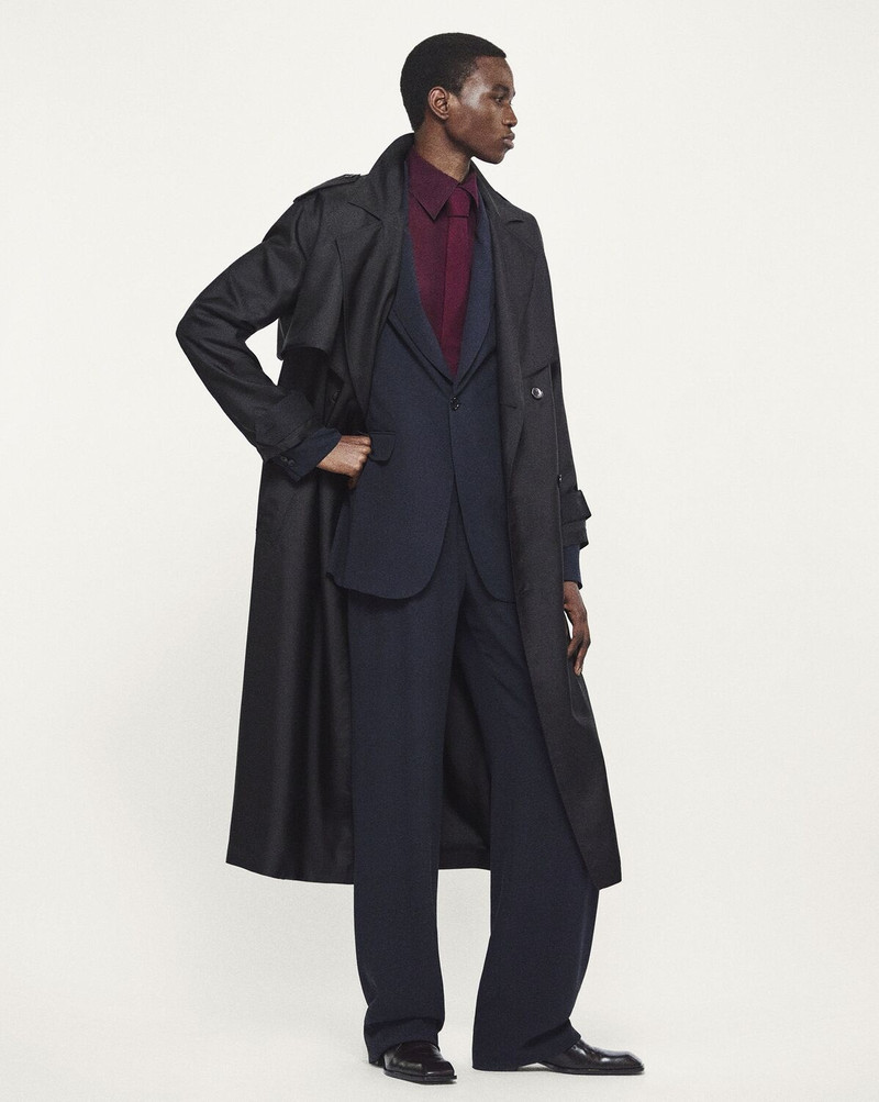 SAINT LAURENT WIDE TIE IN SILK GROSGRAIN outlook