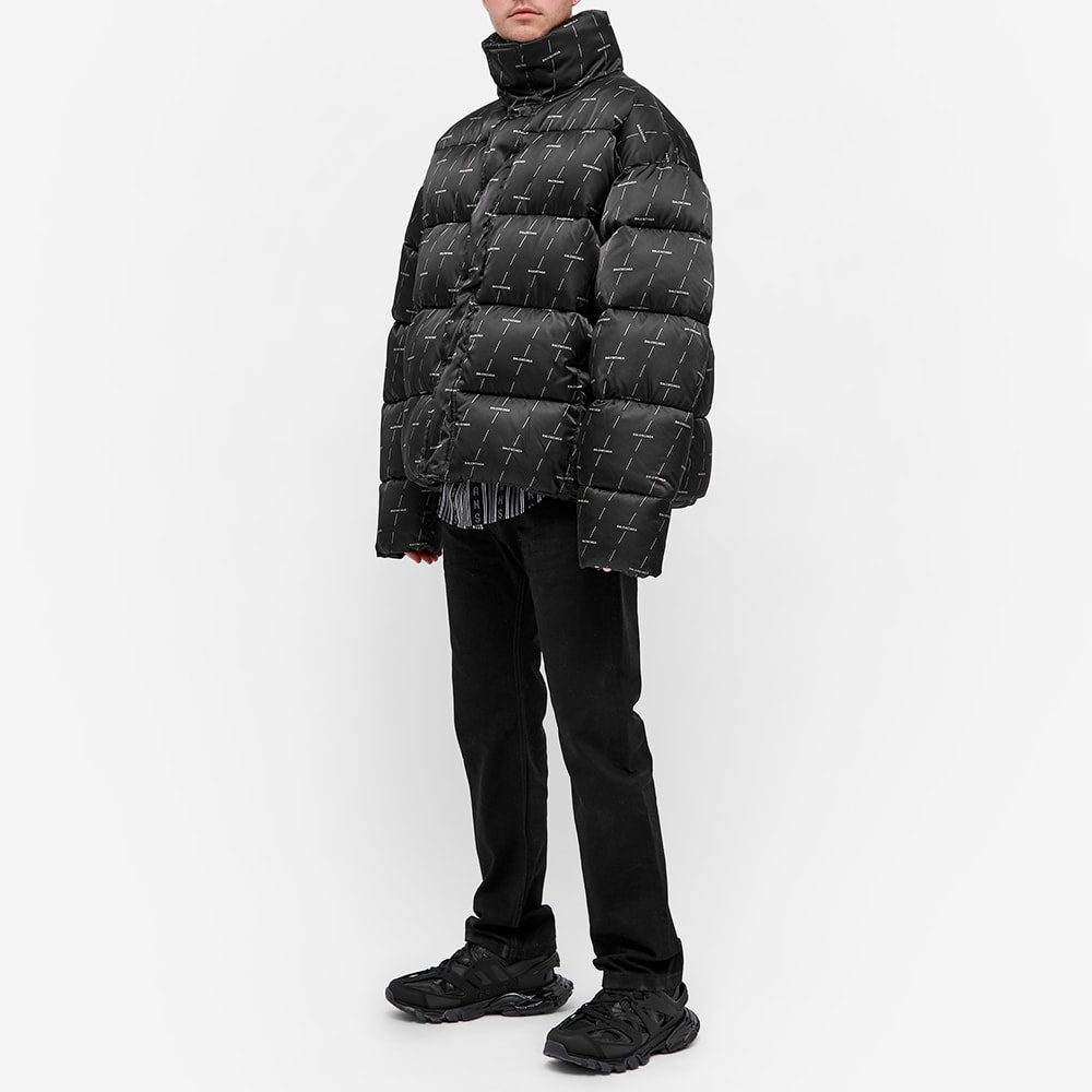 Balenciaga Diagonal Logo Puffer Jacket - 8