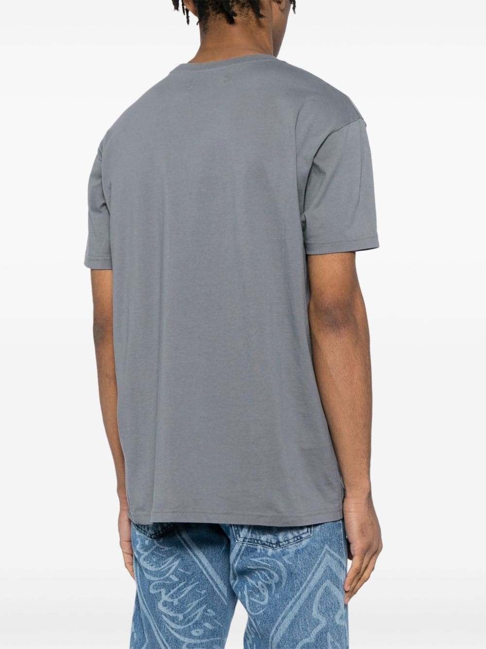 logo-print cotton T-shirt - 4