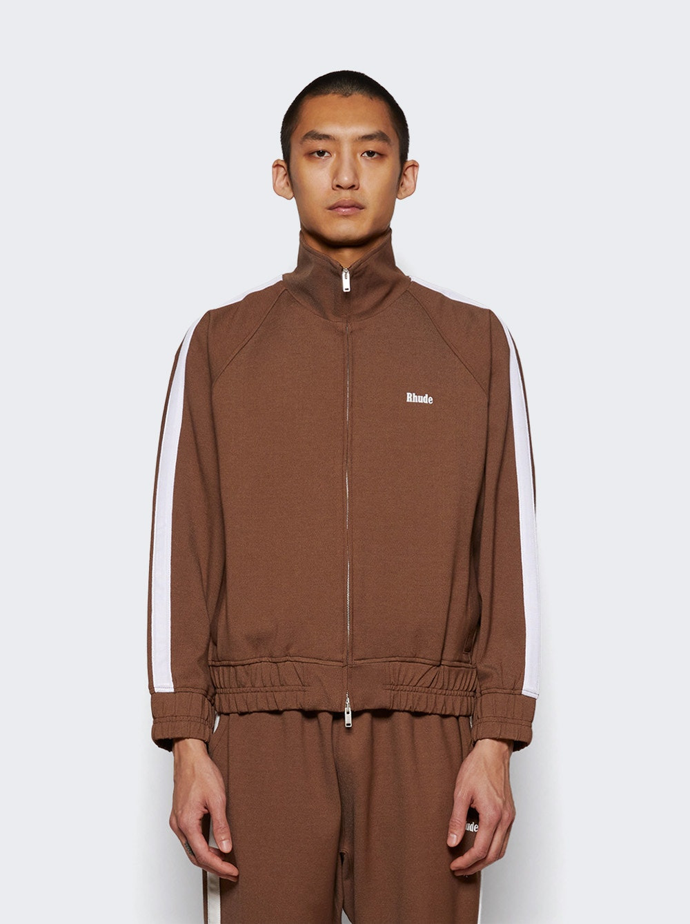 Hampton Track Jacket Taupe - 2
