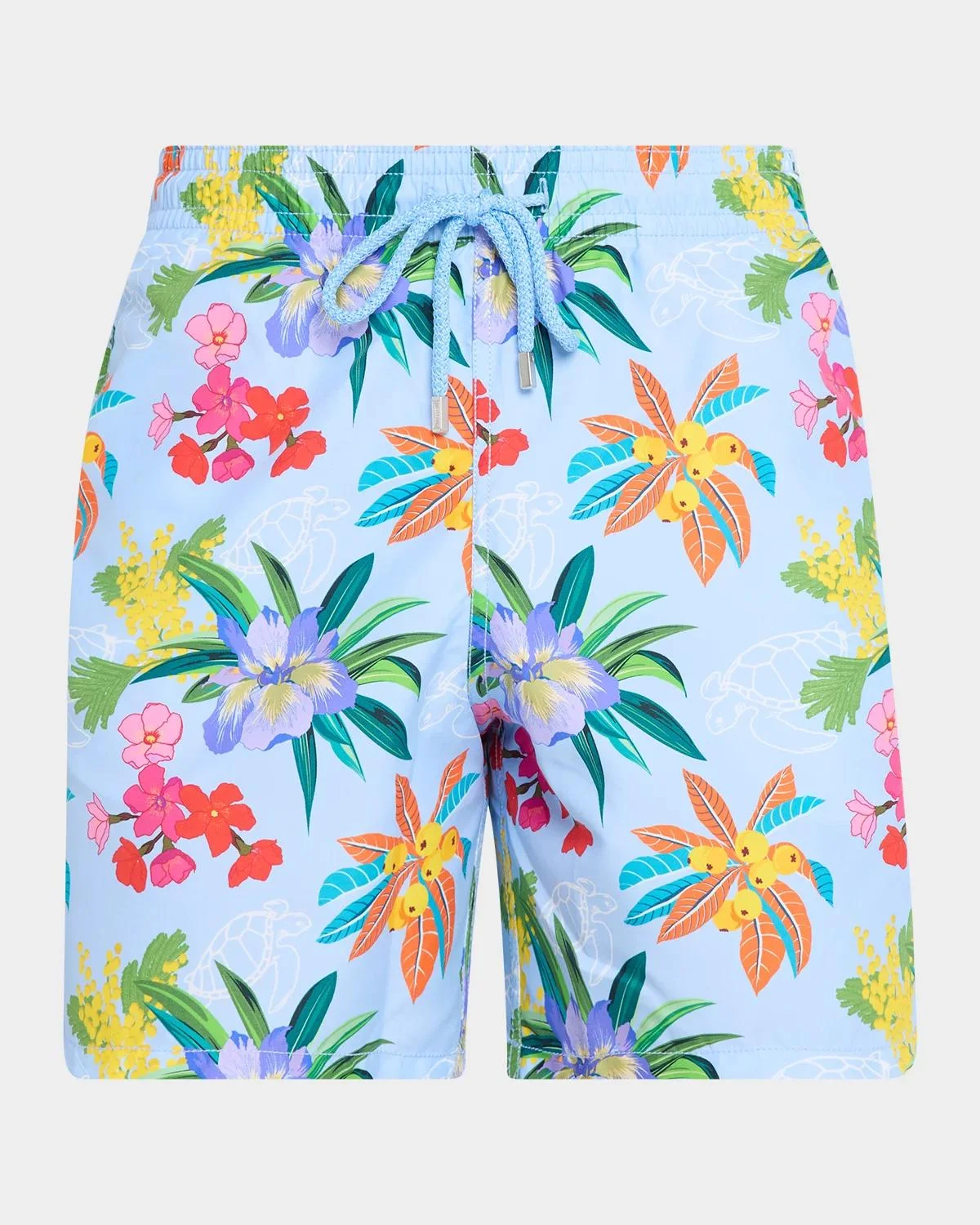 Men's Garden Turtles Swim Trunks - 1