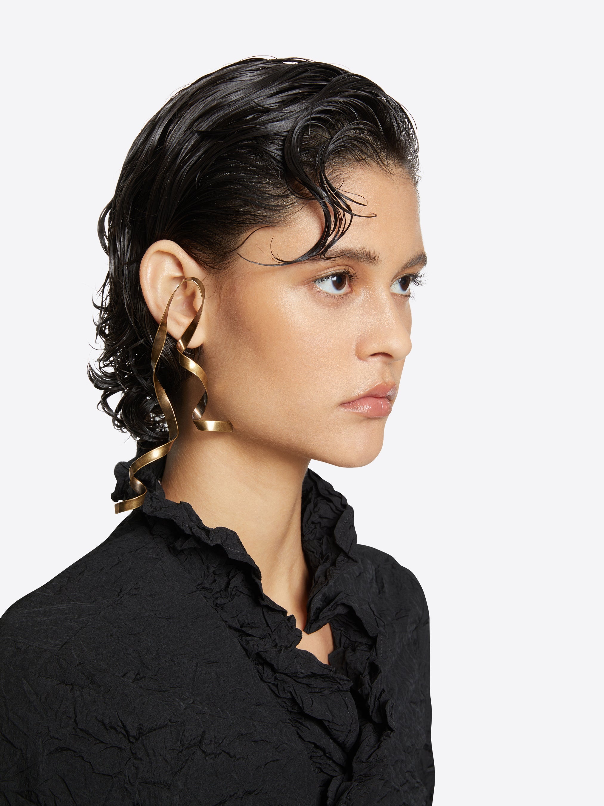 CURLY EARPIN - 2