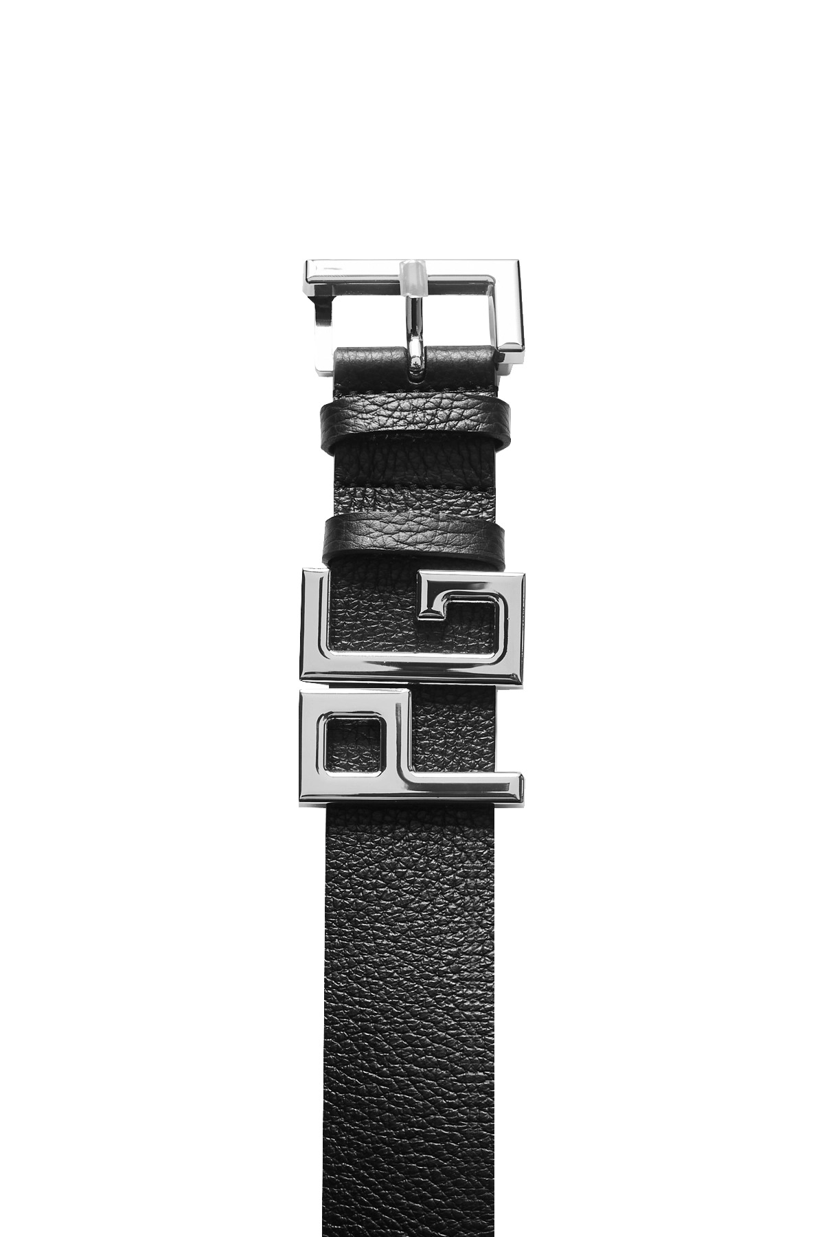 Jean Paul Gaultier Calfskin Leather Belt With "JPG" Metal Letters - 2